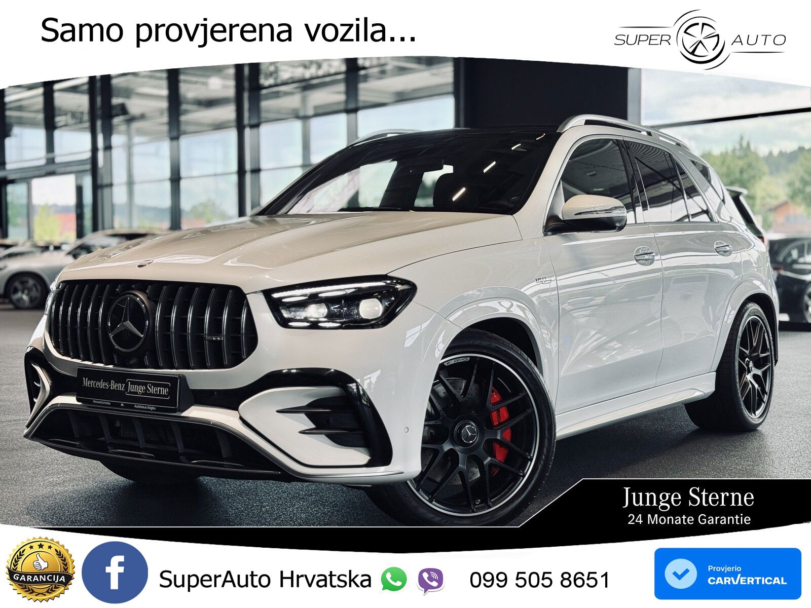 Mercedes AMG GLE 53 (544 KS) Hybrid 4MATIC+ 9G-TRONIC LED+GR SJED+ACC