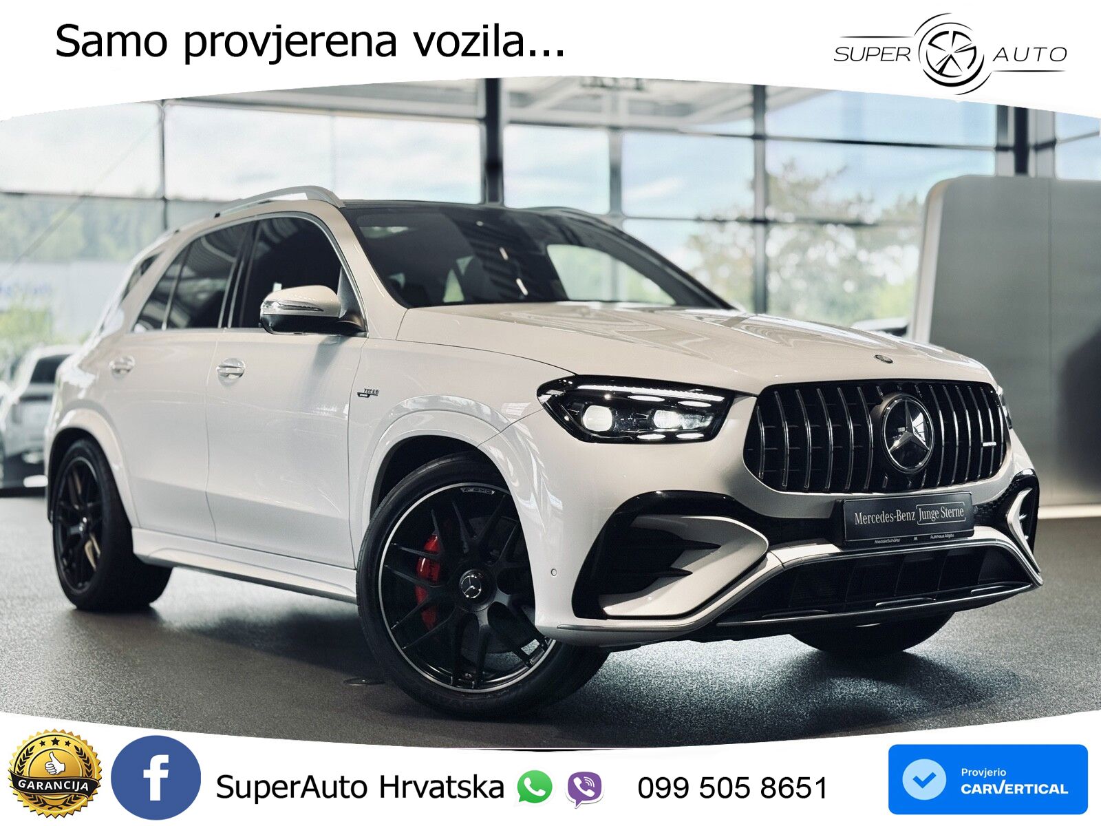 Mercedes AMG GLE 53 (544 KS) Hybrid 4MATIC+ 9G-TRONIC LED+GR SJED+ACC