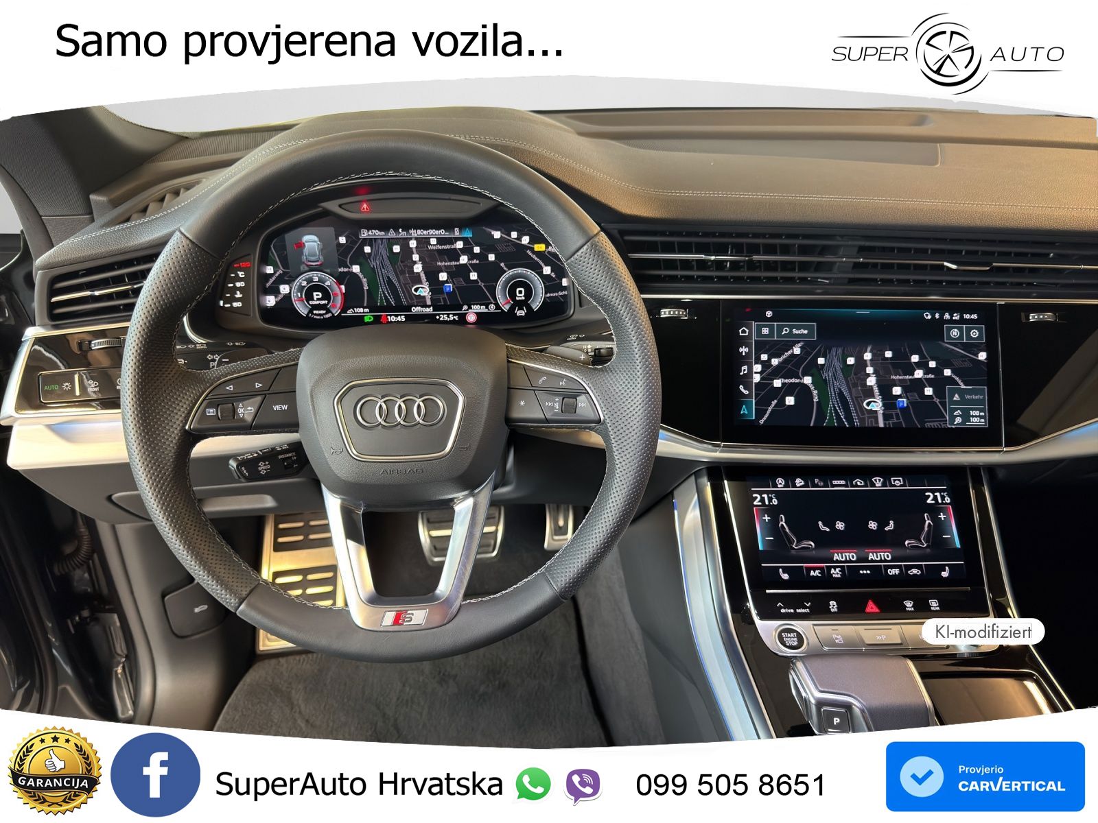 Audi Q8 50 TDI V6 (286 KS) quattro Tiptronic