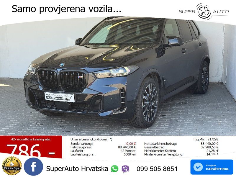 BMW X5 M60i V8 (530 KS) xDrive Steptronic M Sport LED+GR SJED+ACC