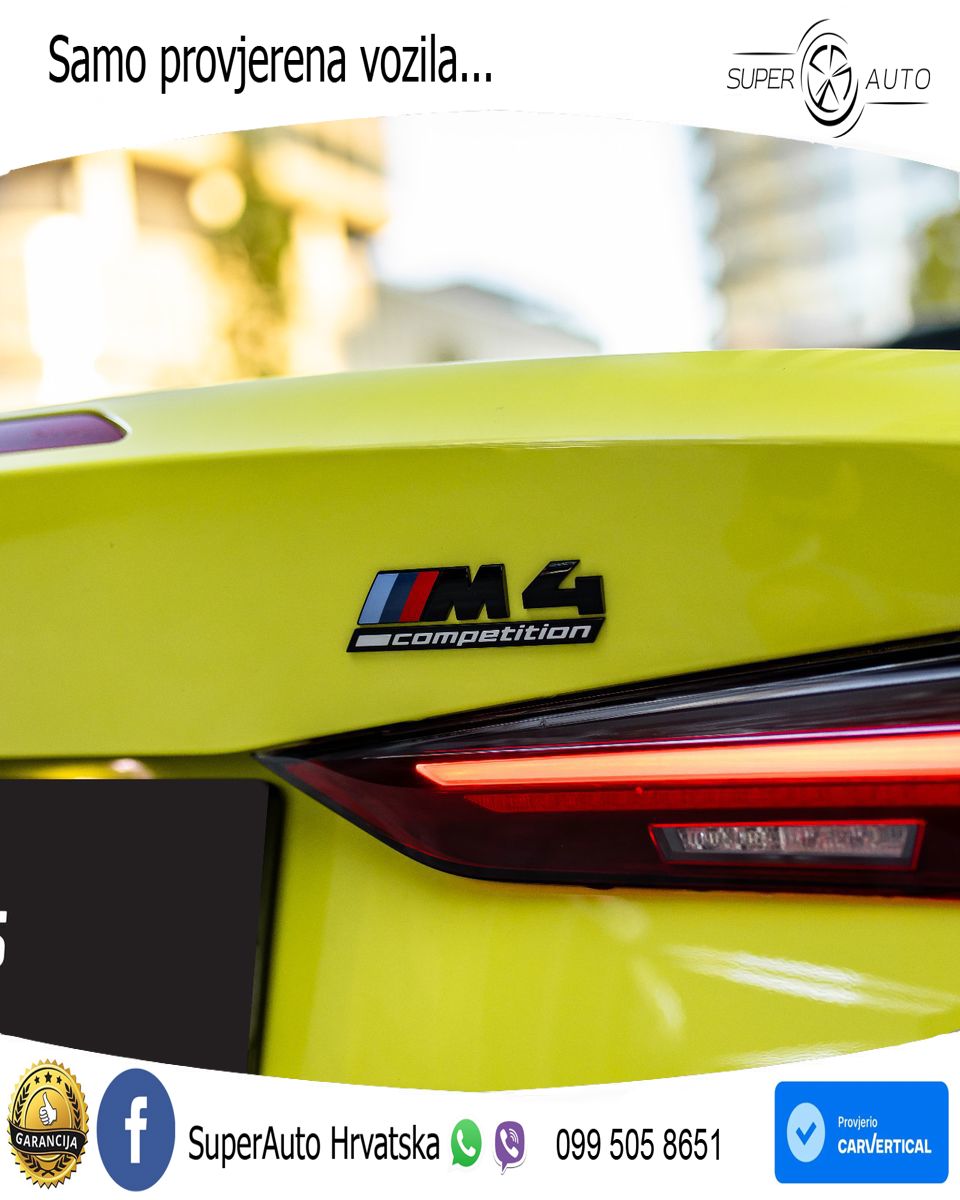 BMW M4 Competition 3.0 (510 KS) Steptronic