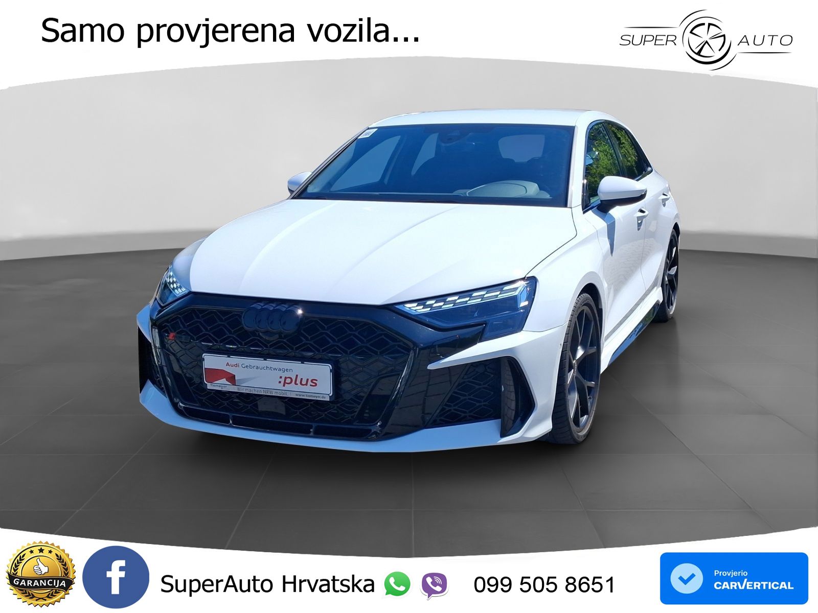 Audi RS3 Sportback 2.5 TFSI (400 KS) quattro S tronic