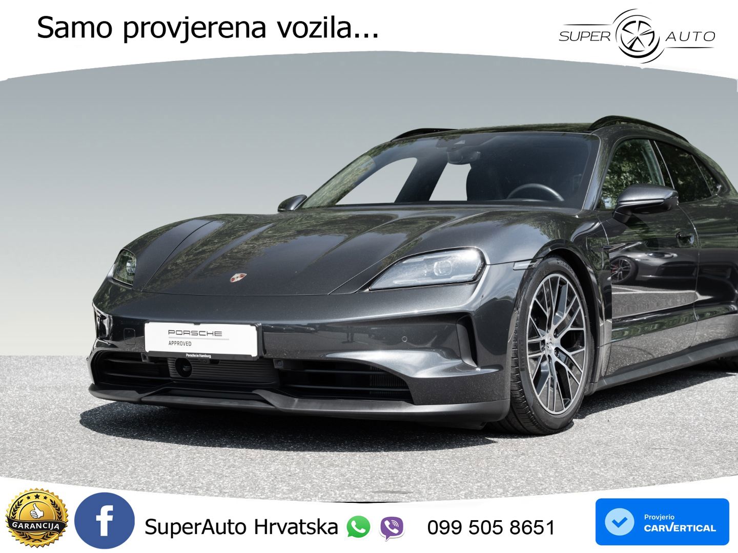 Porsche Taycan Sport Turismo 105 kWh (435 KS)