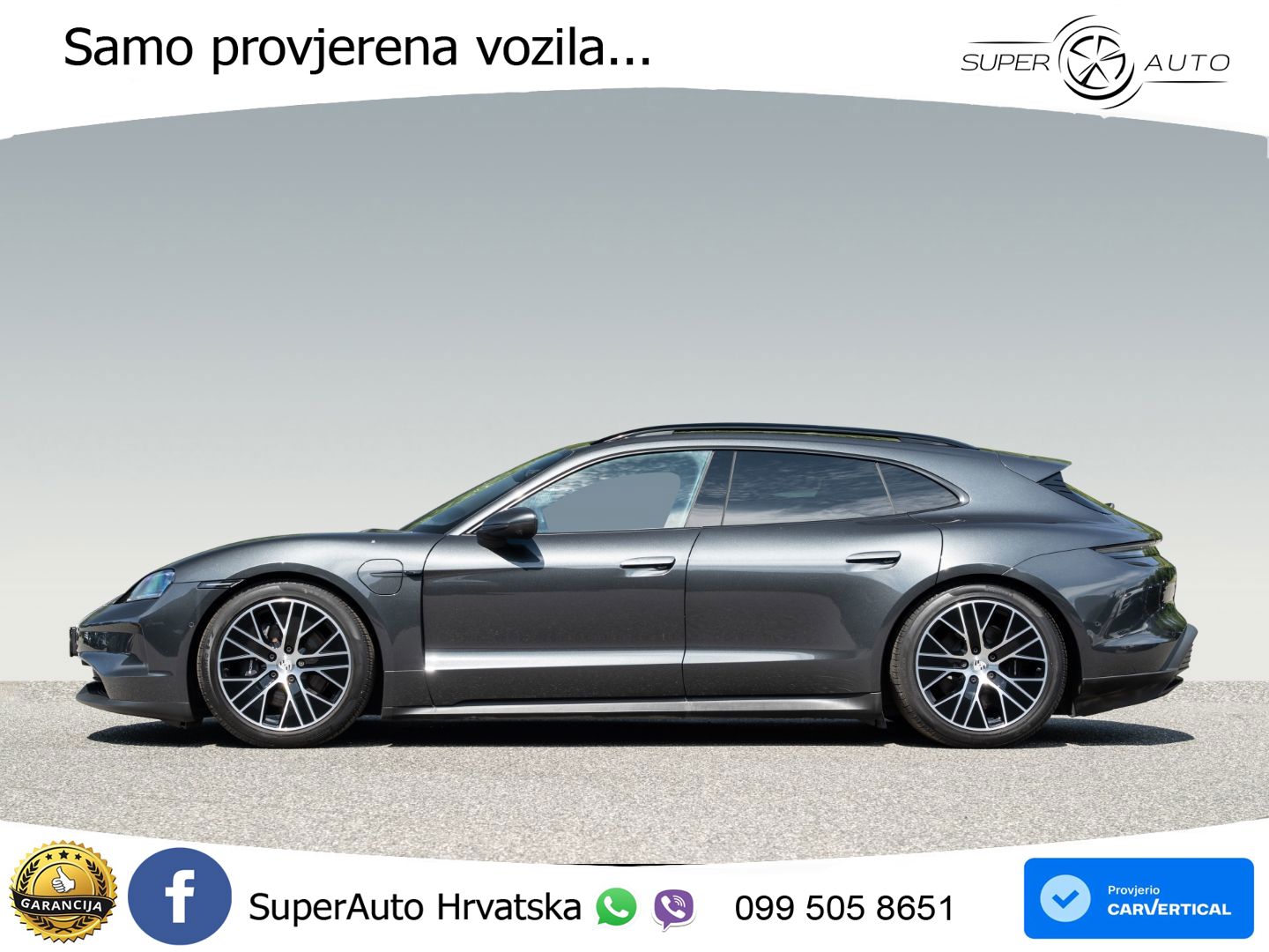 Porsche Taycan Sport Turismo 105 kWh (435 KS)