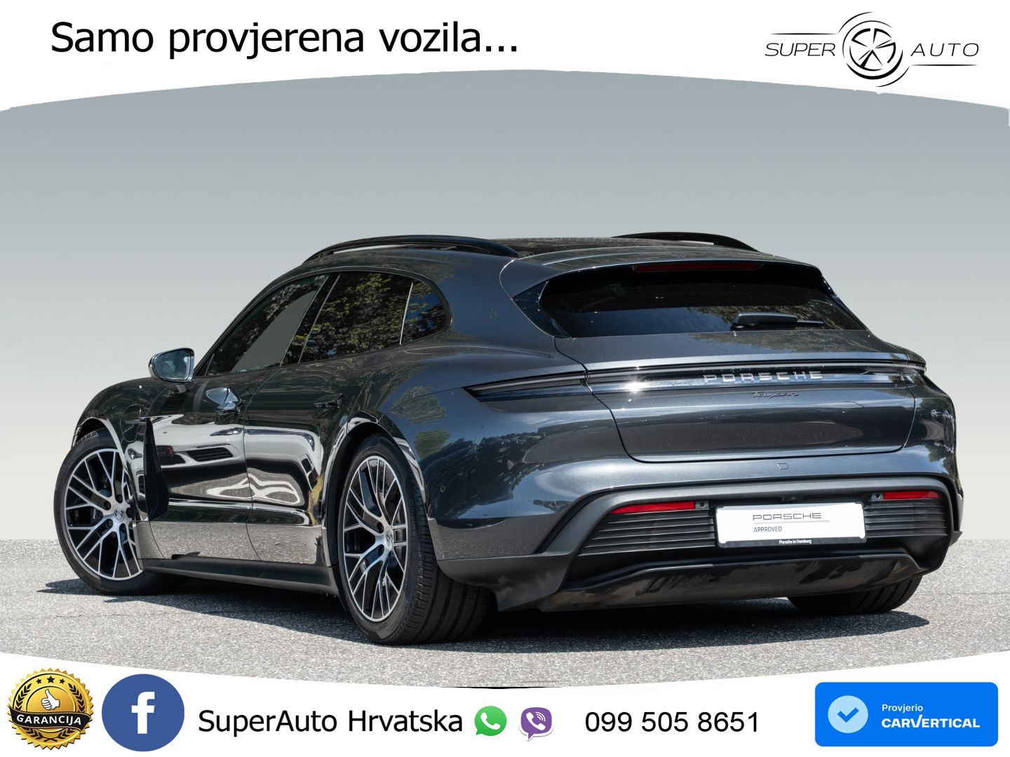 Porsche Taycan Sport Turismo 105 kWh (435 KS)