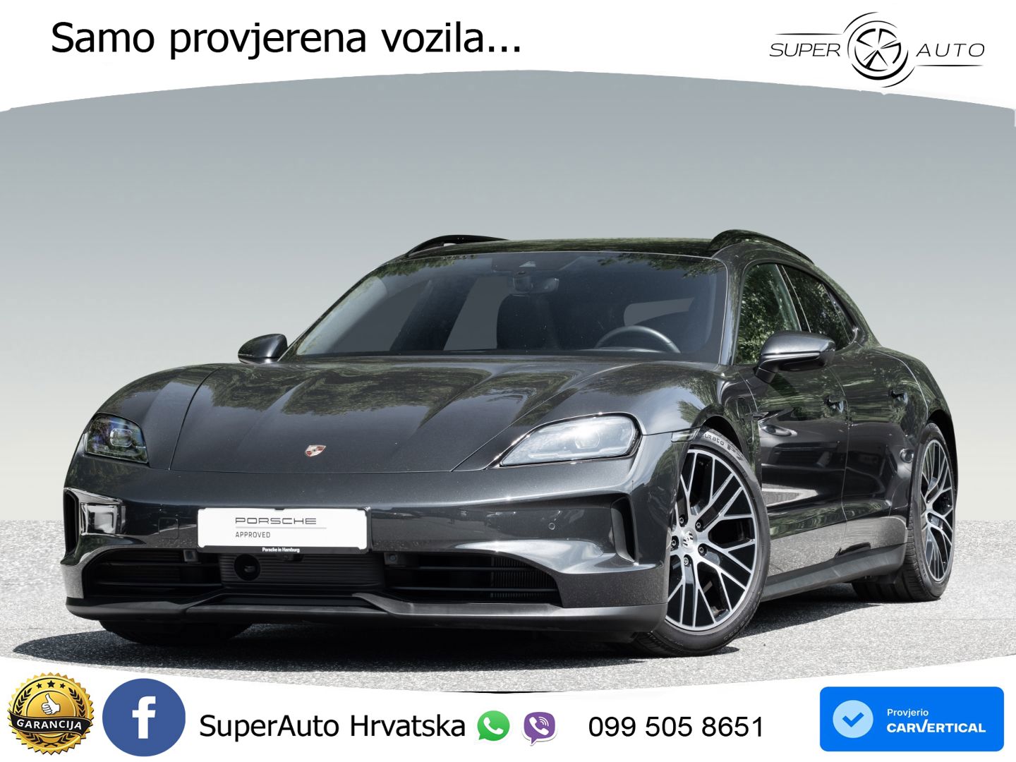 Porsche Taycan Sport Turismo 105 kWh (435 KS)