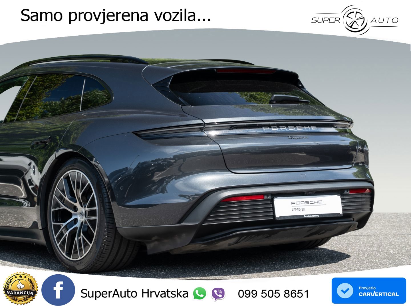 Porsche Taycan Sport Turismo 105 kWh (435 KS)