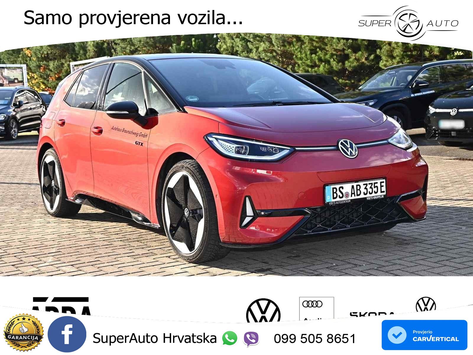 Volkswagen ID.3 GTX 84 kWh (286 KS) LED+GR SJED+ACC