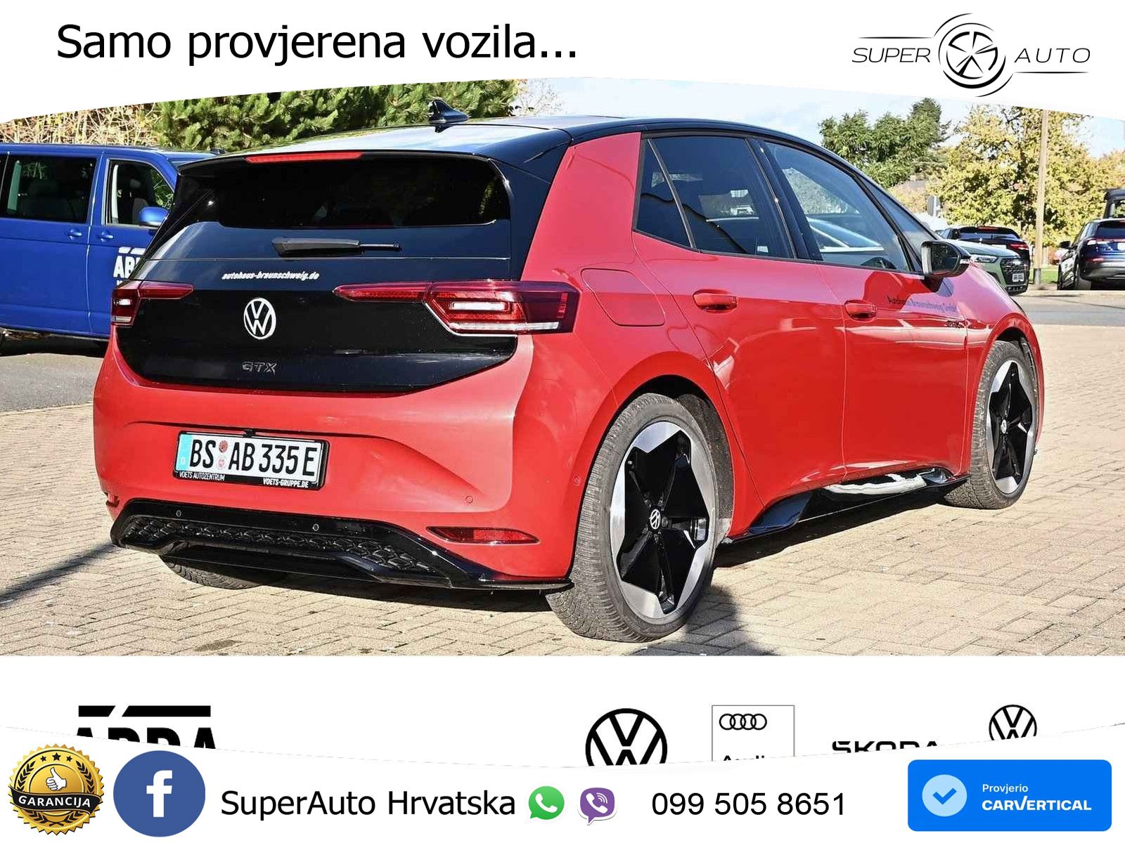 Volkswagen ID.3 GTX 84 kWh (286 KS) LED+GR SJED+ACC