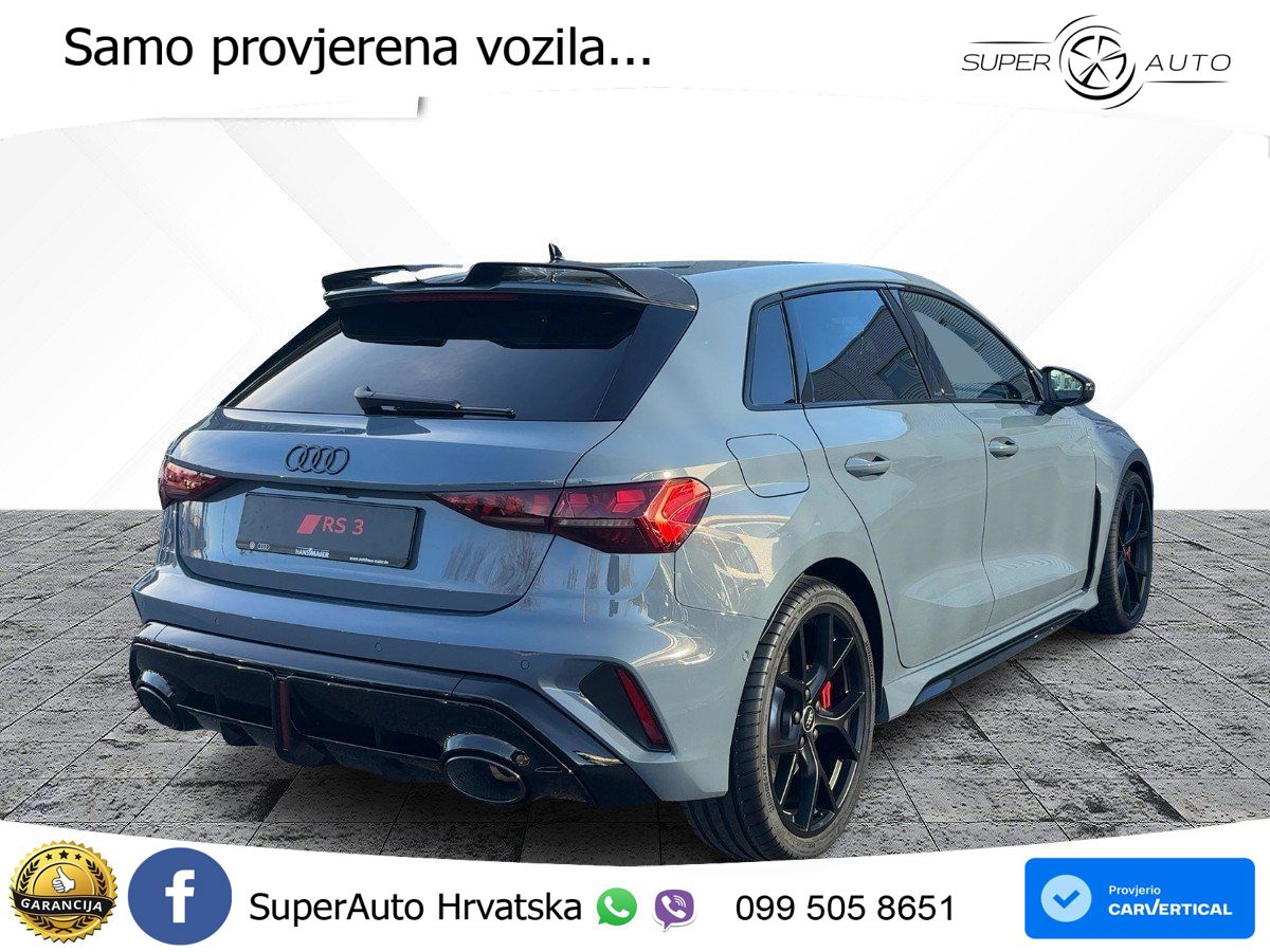 Audi RS3 Sportback 2.5 TFSI (400 KS) quattro S tronic LED+GR SJED+ACC