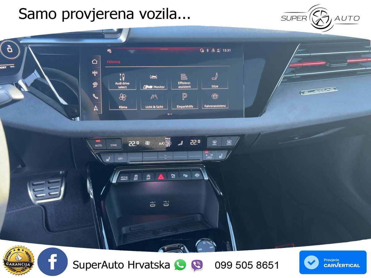 Audi RS3 Sportback 2.5 TFSI (400 KS) quattro S tronic LED+GR SJED+ACC