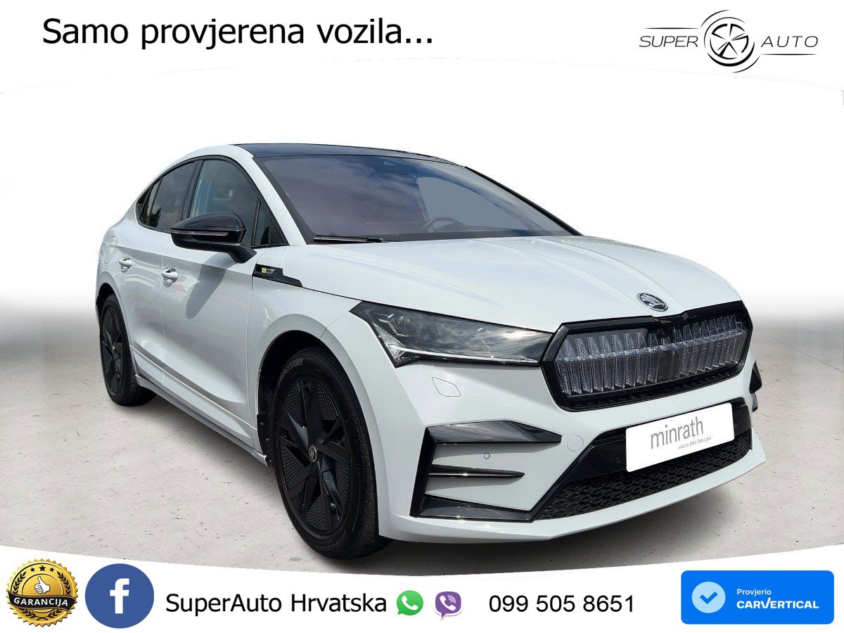 Škoda Enyaq Coupe iV RS 82 kWh (299 KS) AWD LED+GR SJED+ACC