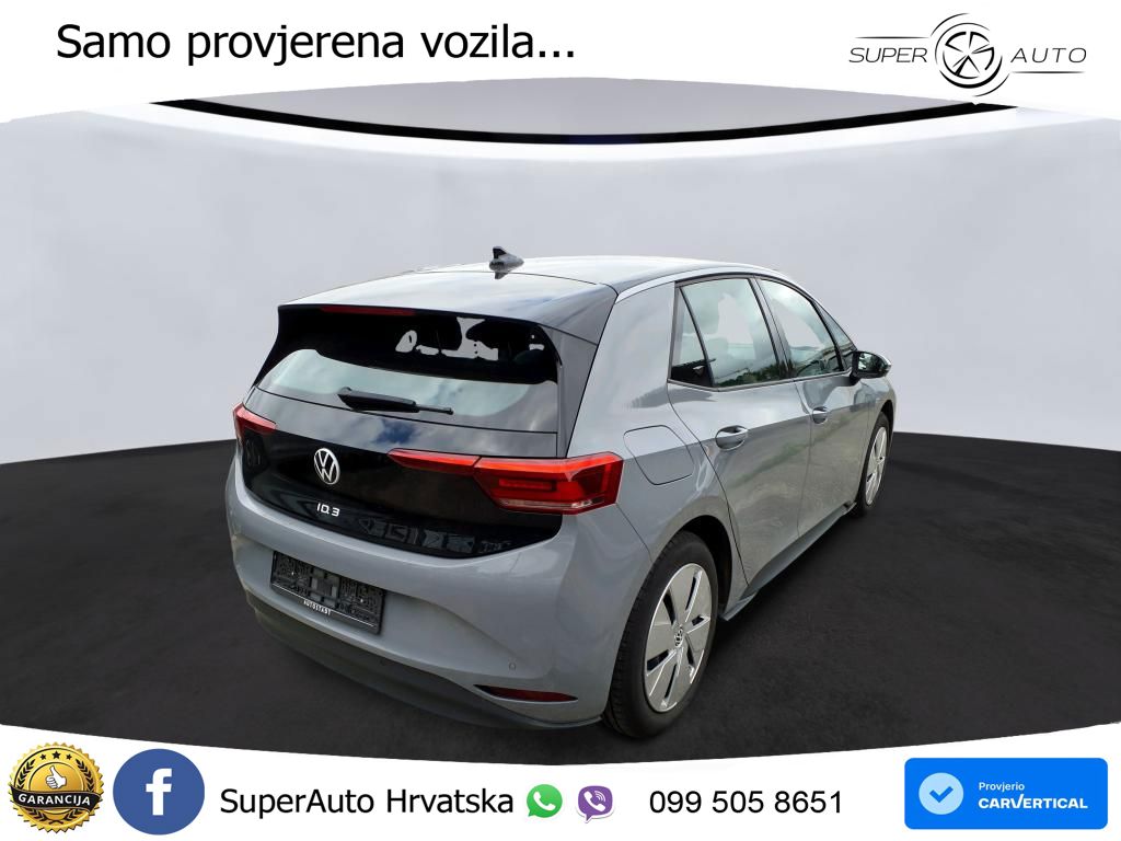 Volkswagen ID.3 Pro 62 kWh (204 KS)