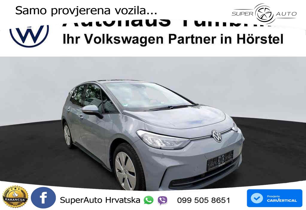 Volkswagen ID.3 Pro 62 kWh (204 KS)