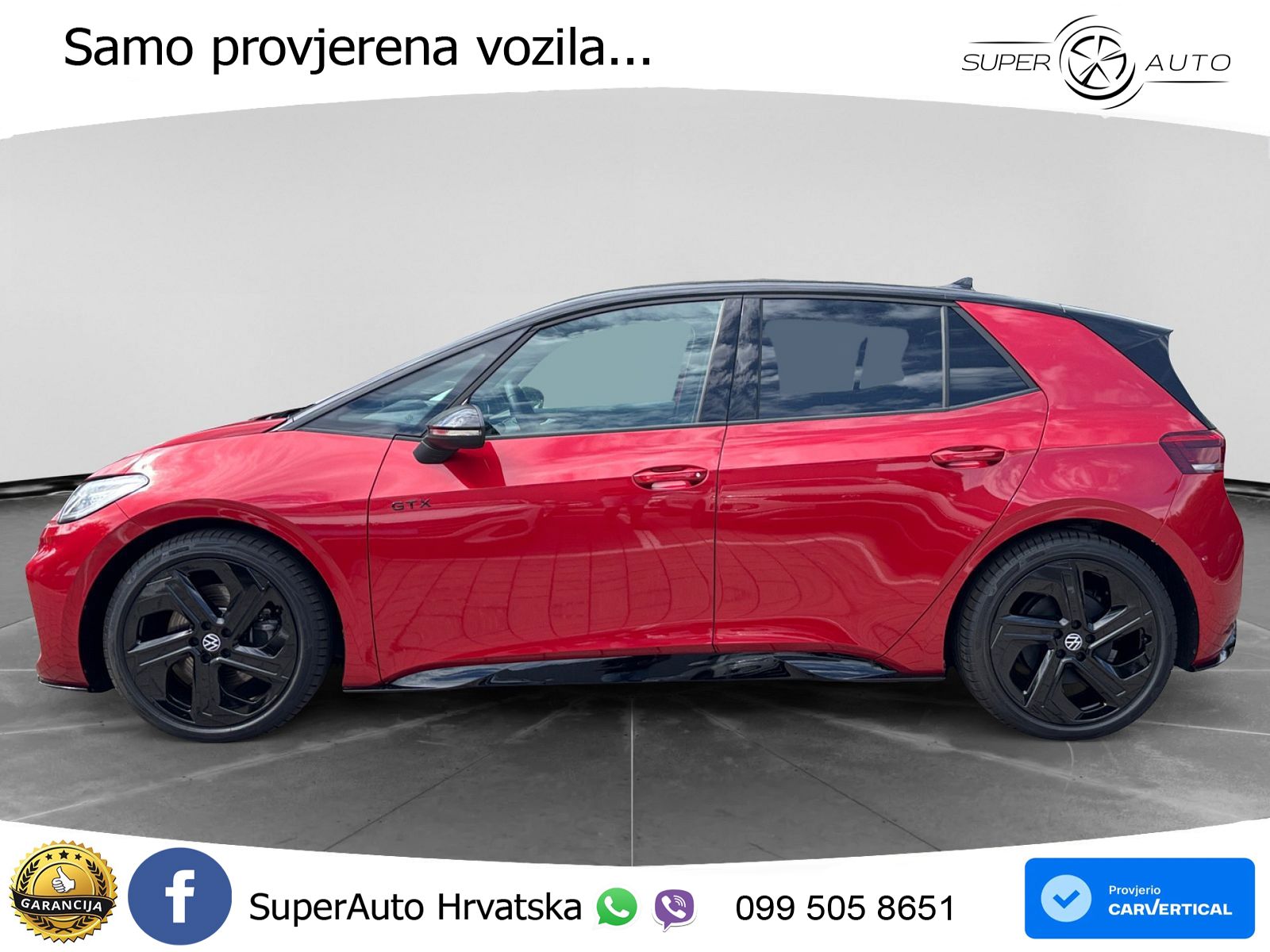 Volkswagen ID.3 GTX 84 kWh (286 KS) LED+GR SJED+ACC