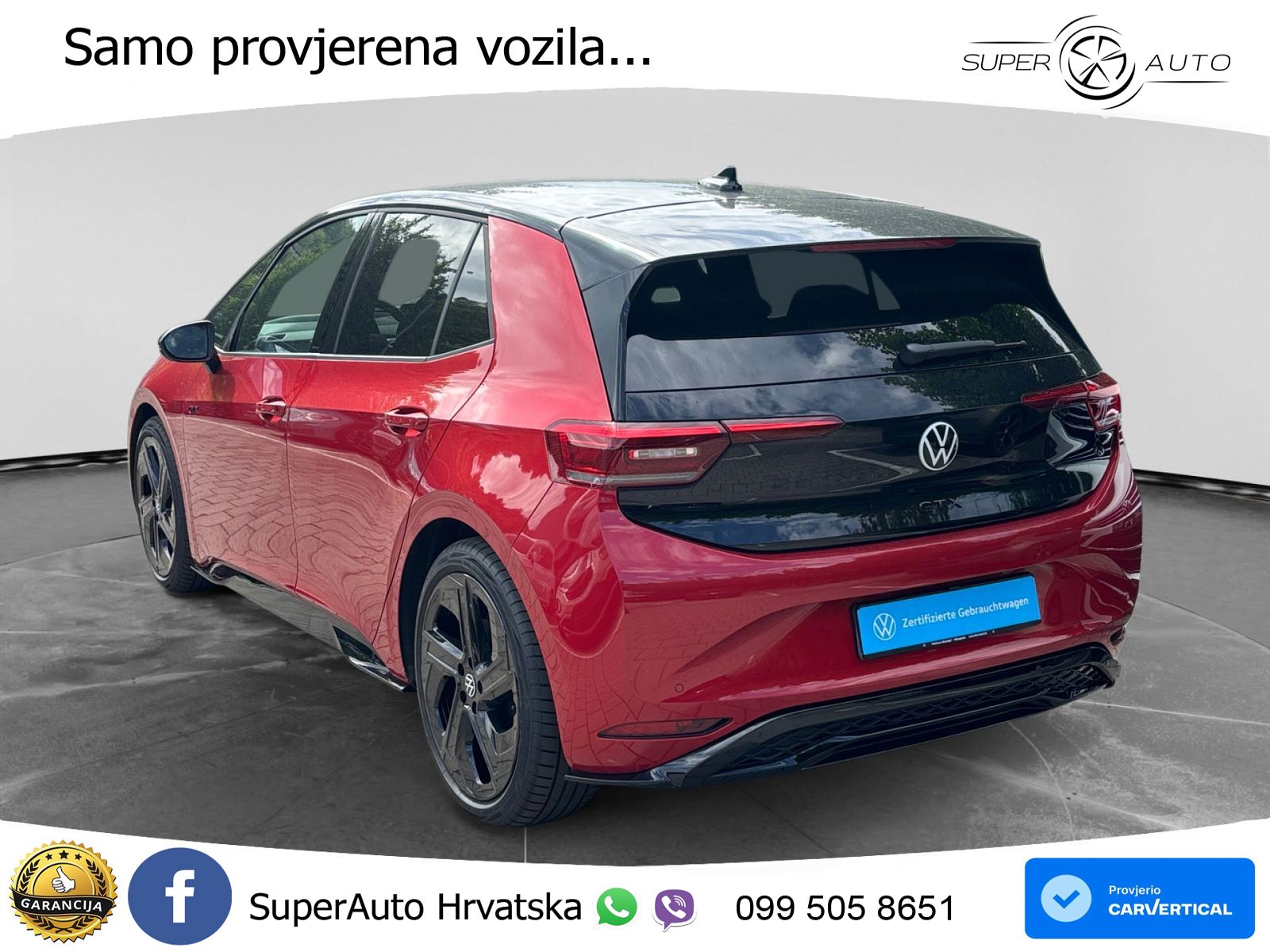 Volkswagen ID.3 GTX 84 kWh (286 KS) LED+GR SJED+ACC