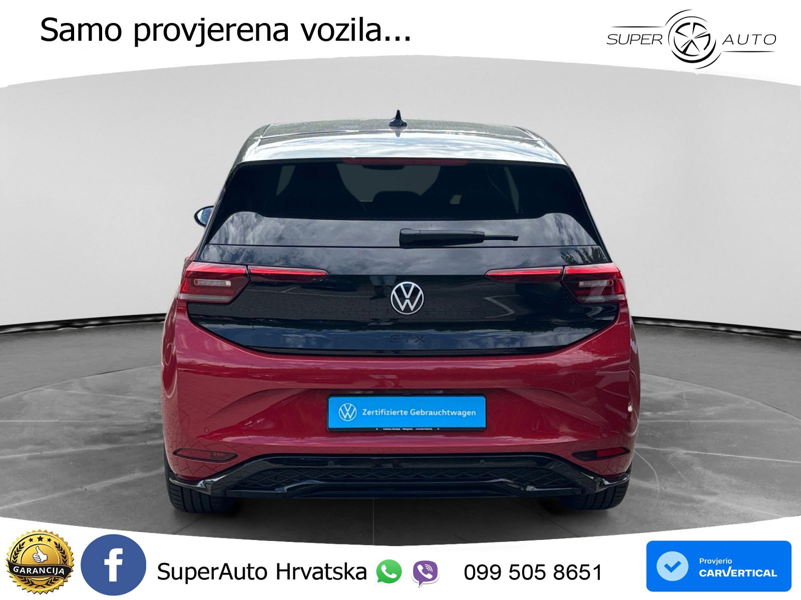 Volkswagen ID.3 GTX 84 kWh (286 KS) LED+GR SJED+ACC