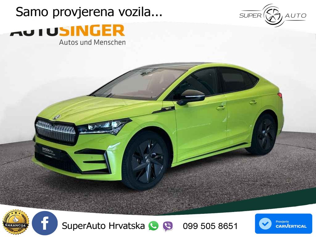 Škoda Enyaq Coupe iV RS 82 kWh (299 KS) AWD LED+GR SJED+ACC