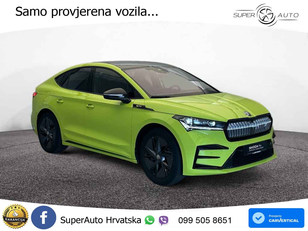 Škoda Enyaq Coupe iV RS 82 kWh (299 KS) AWD LED+GR SJED+ACC