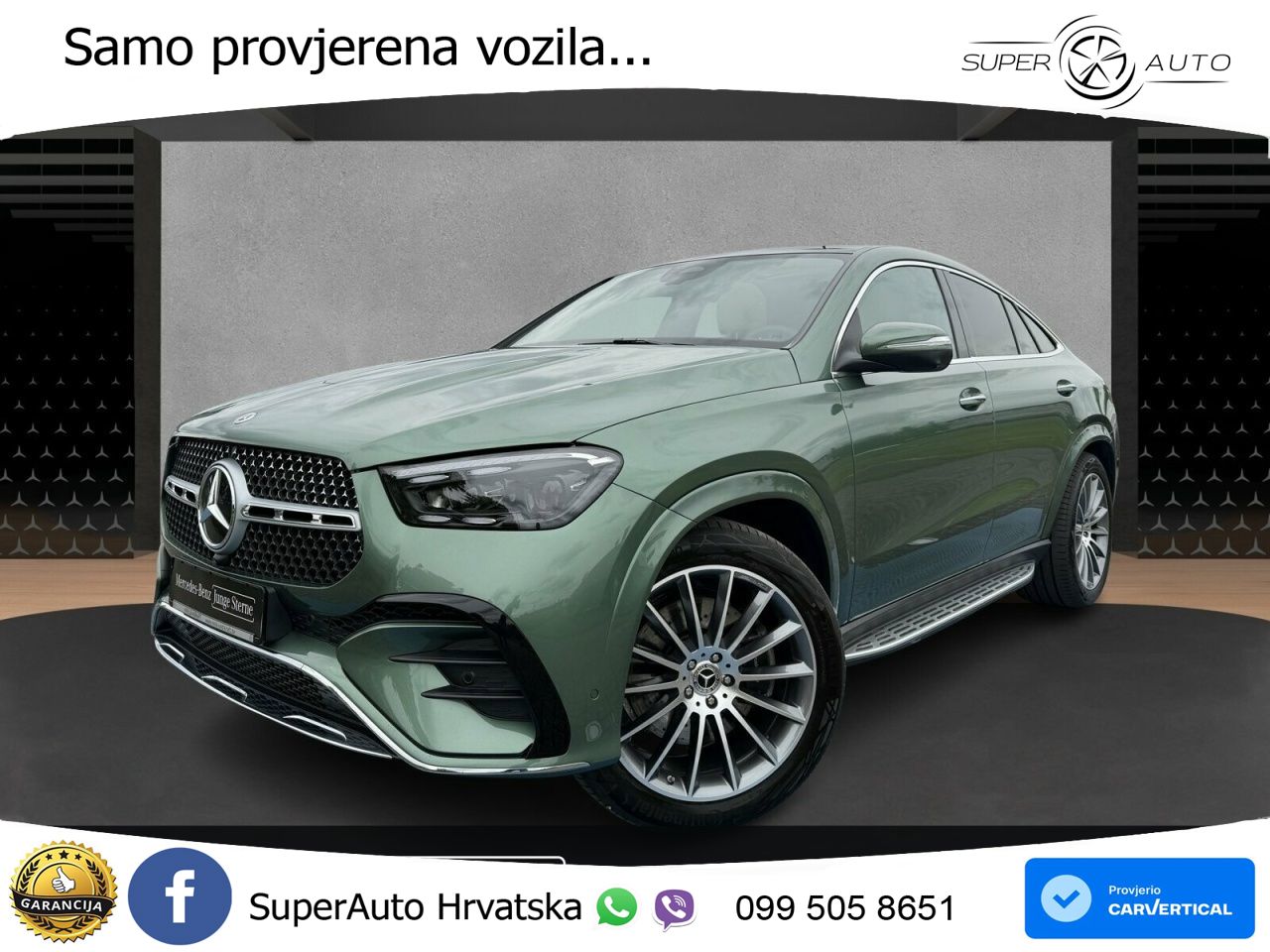 Mercedes GLE Coupe 300d (269 ks) EQ Boost 4MATIC 9G-TRONIC AMG LED+GR SJED+ACC