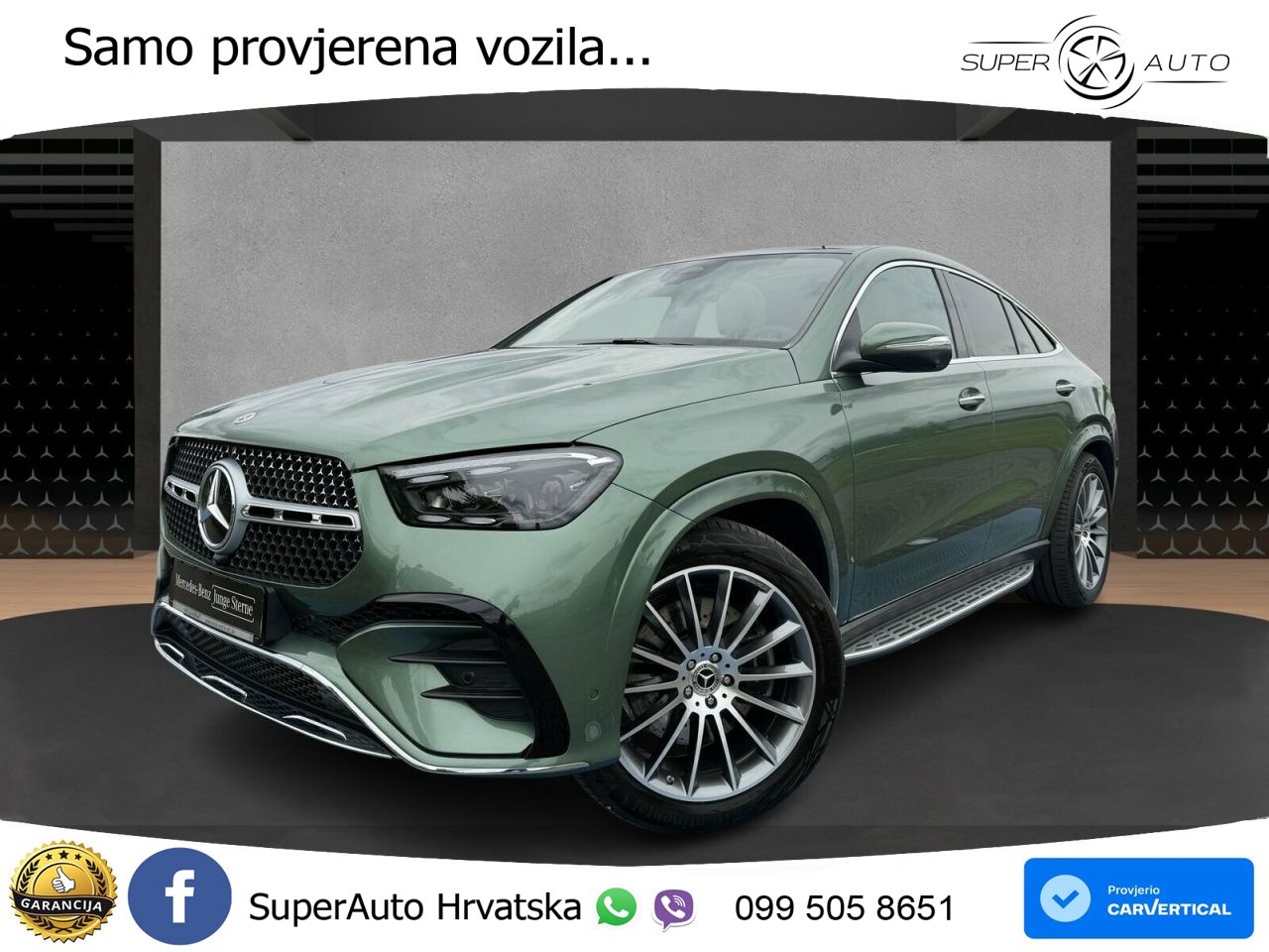 Mercedes GLE Coupe 300d (269 ks) EQ Boost 4MATIC 9G-TRONIC AMG LED+GR SJED+ACC