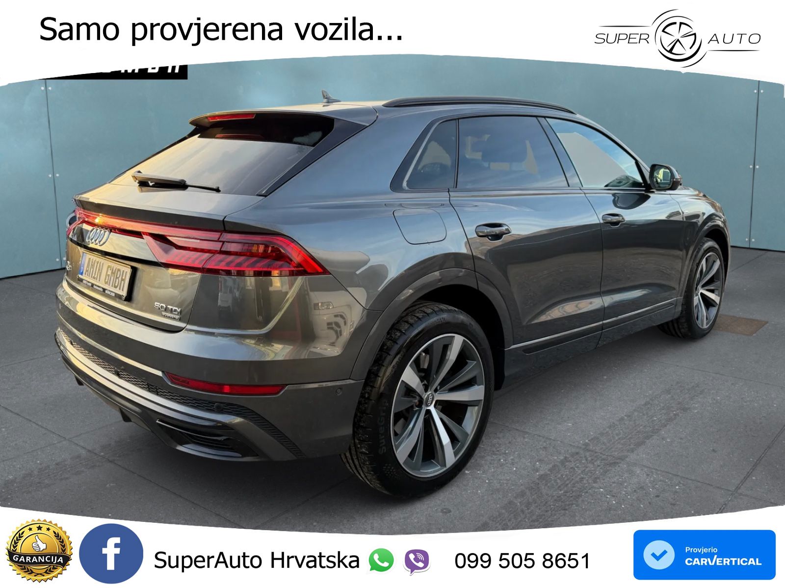 Audi Q8 50 TDI V6 (286 KS) quattro Tiptronic