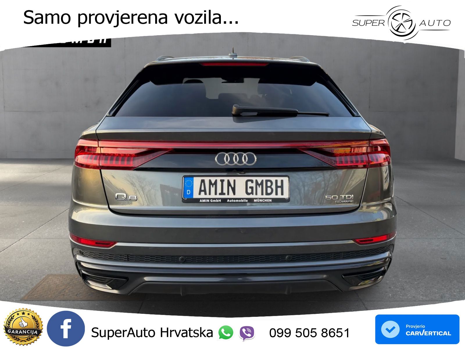 Audi Q8 50 TDI V6 (286 KS) quattro Tiptronic