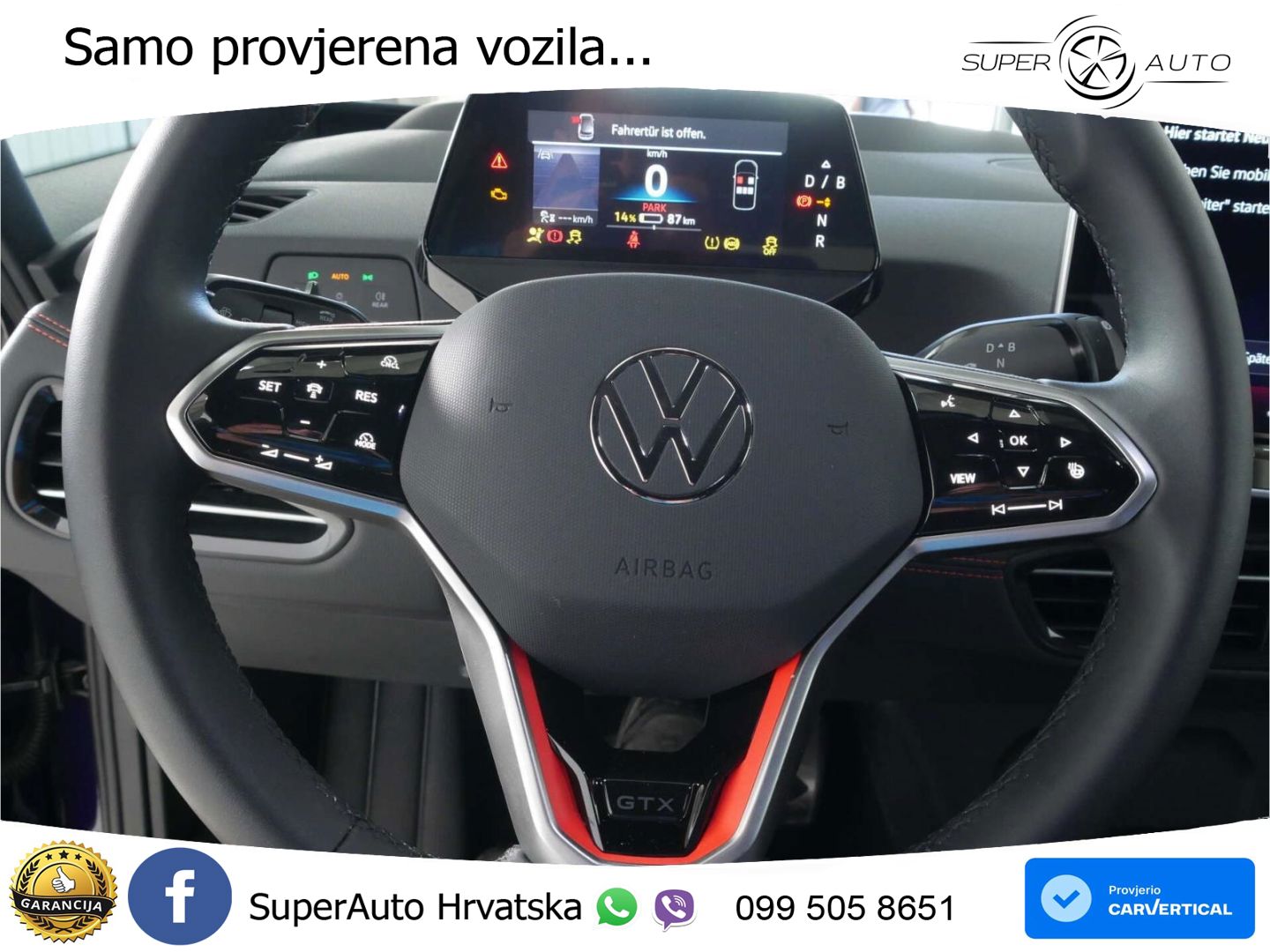 Volkswagen ID.3 GTX 84 kWh (286 KS)