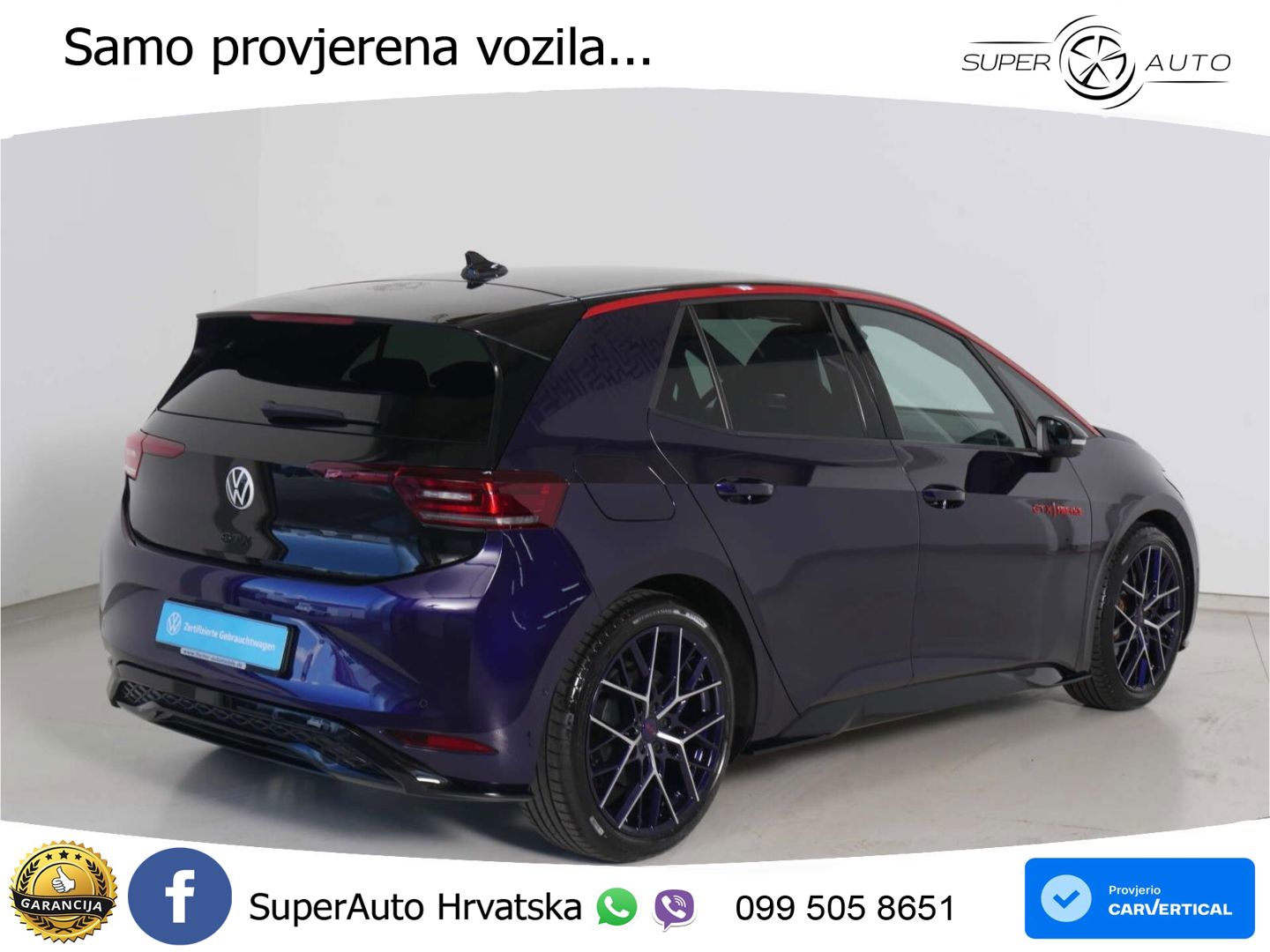 Volkswagen ID.3 GTX 84 kWh (286 KS)