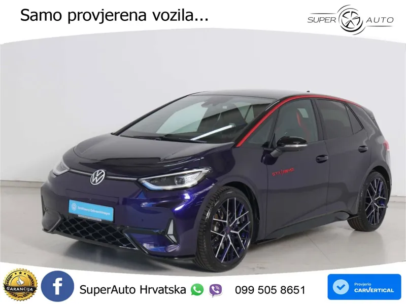 Volkswagen ID.3 GTX 84 kWh (286 KS)