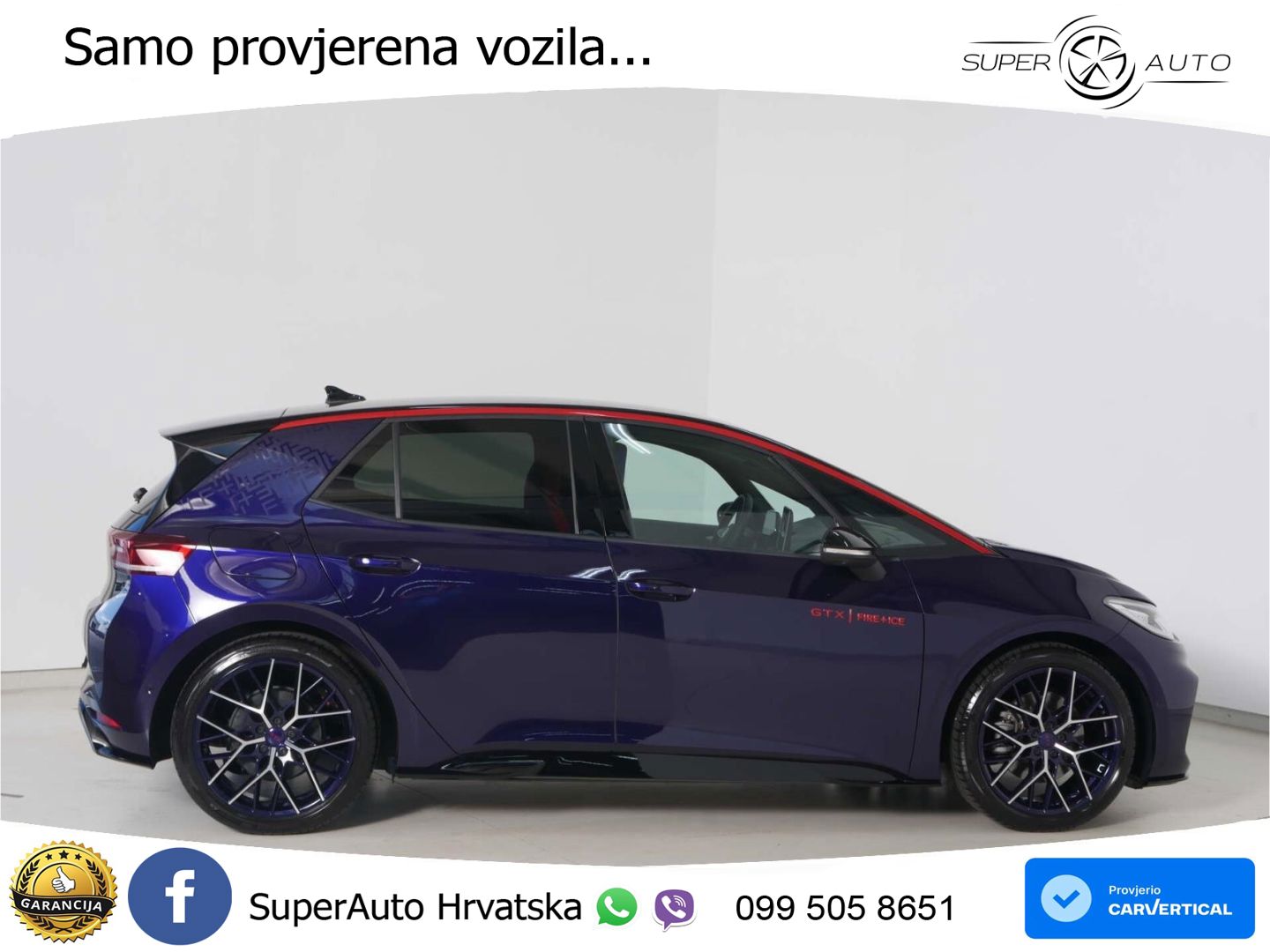 Volkswagen ID.3 GTX 84 kWh (286 KS)
