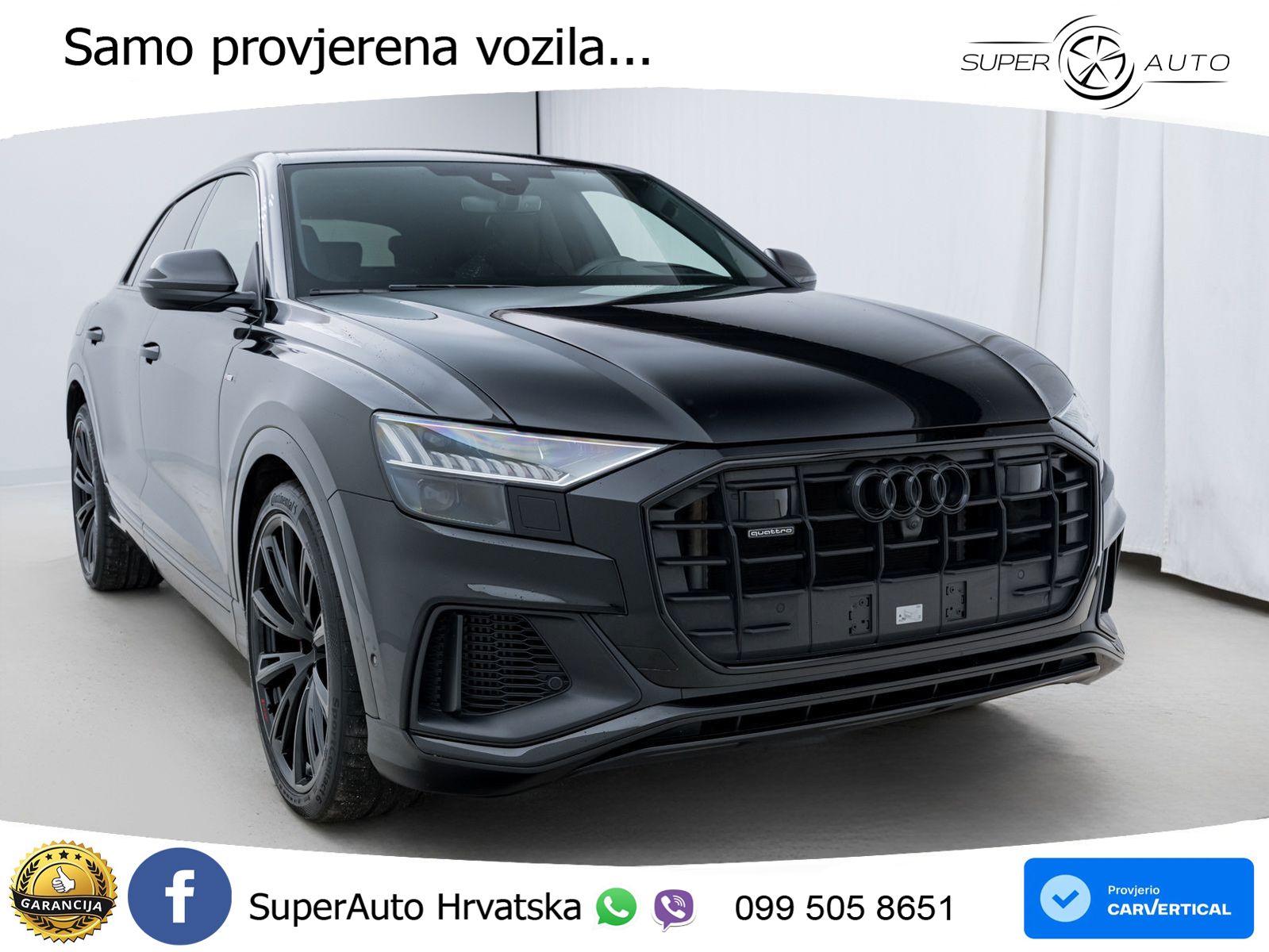 Audi Q8 55 TFSIe V6 (381 KS) quattro tiptronic S line LED+GR SJED+ACC