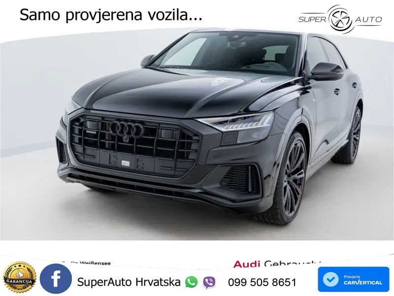 Audi Q8 55 TFSIe V6 (381 KS) quattro tiptronic S line LED+GR SJED+ACC