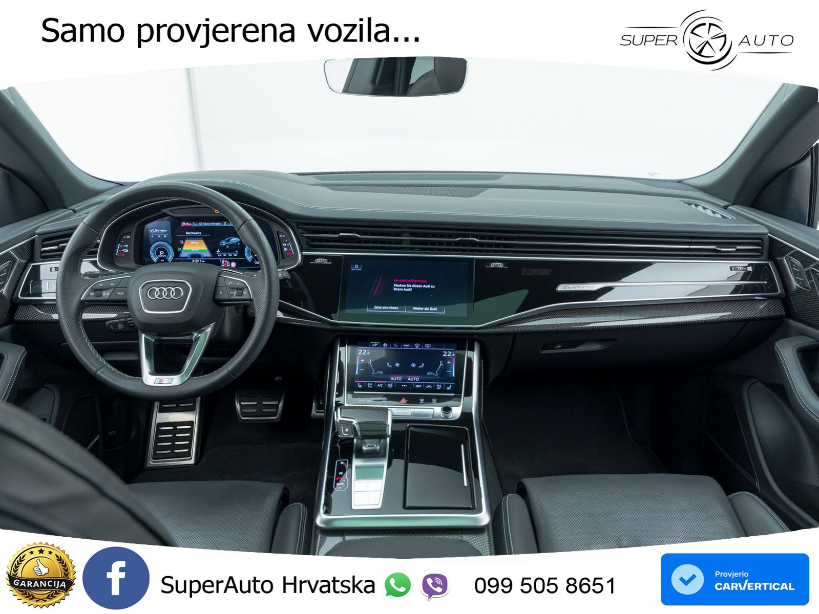 Audi Q8 55 TFSIe V6 (381 KS) quattro tiptronic S line LED+GR SJED+ACC