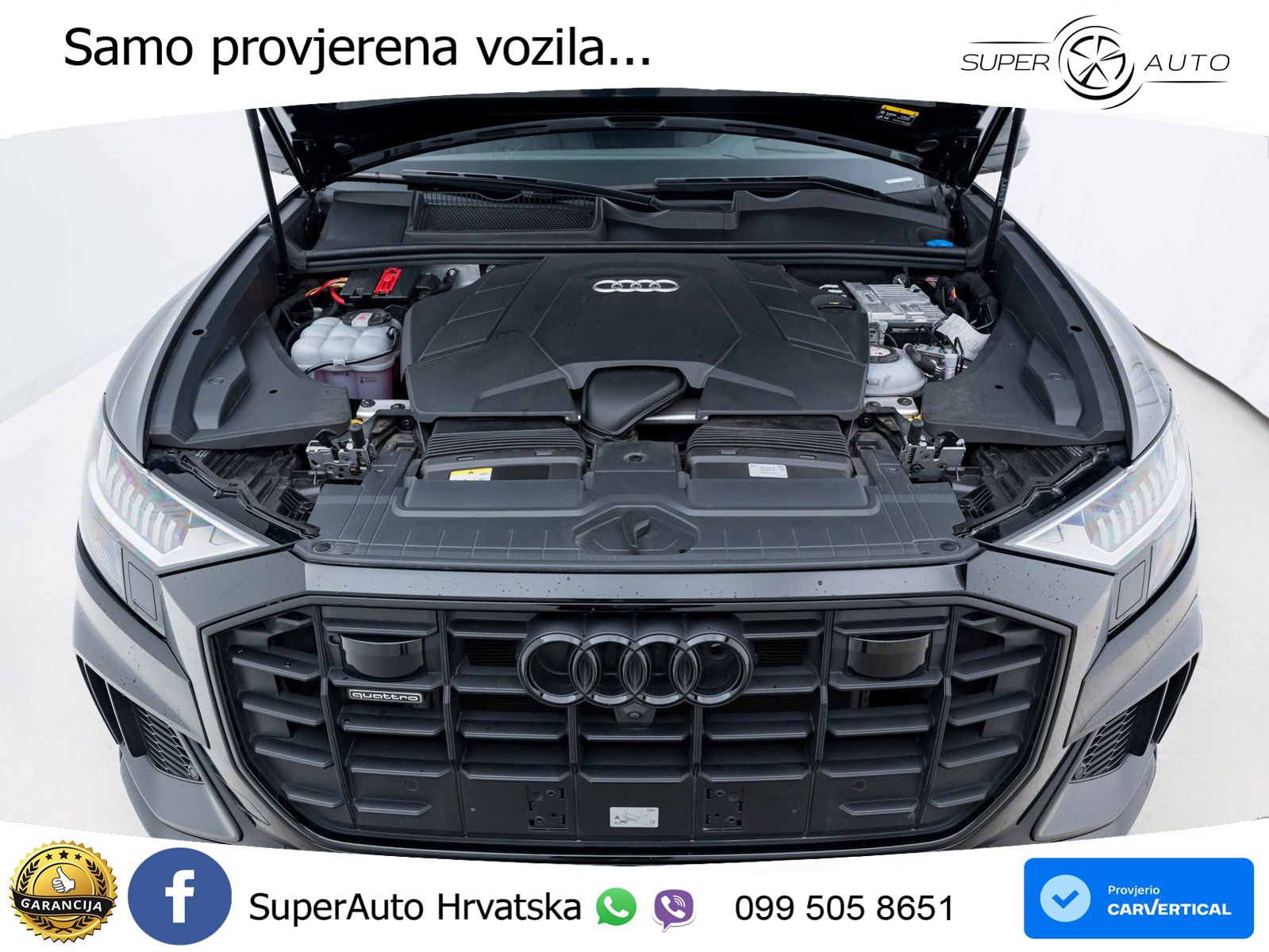 Audi Q8 55 TFSIe V6 (381 KS) quattro tiptronic S line LED+GR SJED+ACC