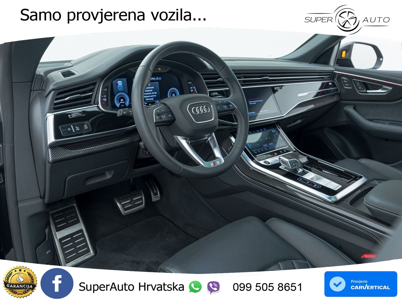 Audi Q8 55 TFSIe V6 (381 KS) quattro tiptronic S line LED+GR SJED+ACC
