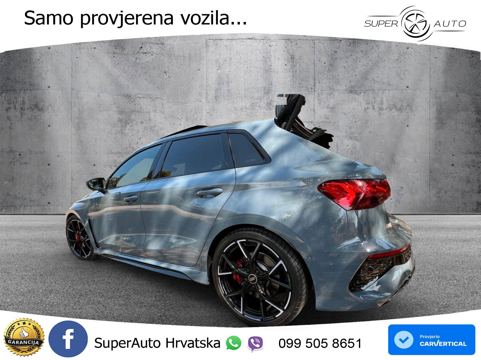 Audi RS3 Sportback 2.5 TFSI (400 KS) quattro S tronic LED+GR SJED+ACC