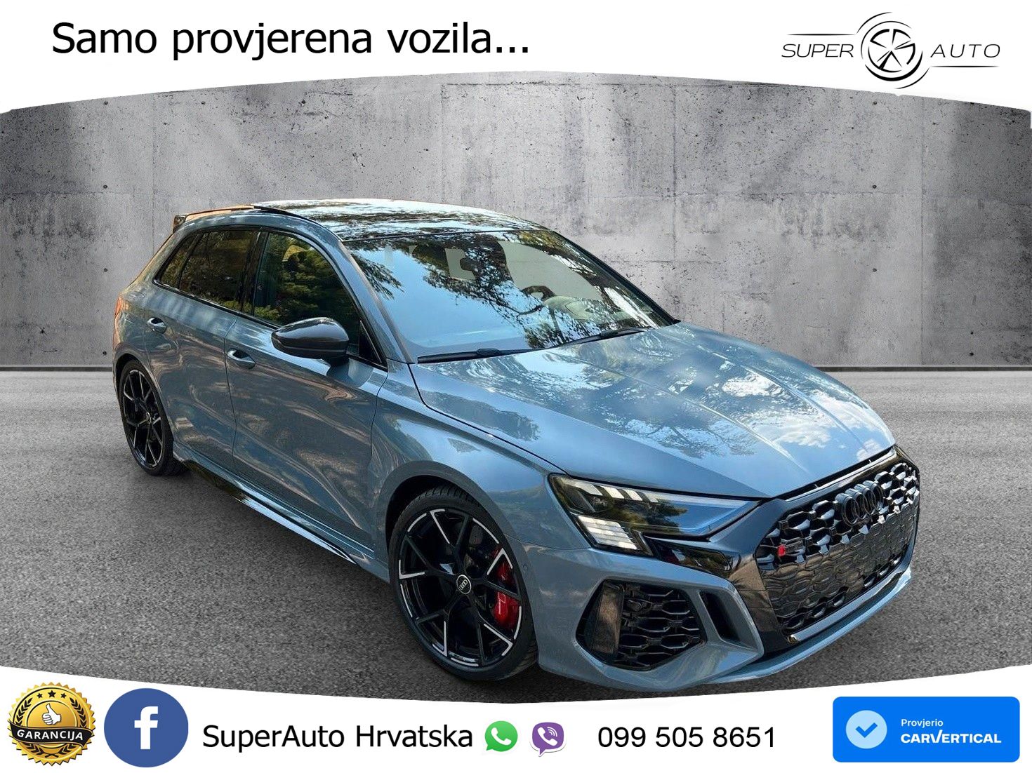 Audi RS3 Sportback 2.5 TFSI (400 KS) quattro S tronic LED+GR SJED+ACC