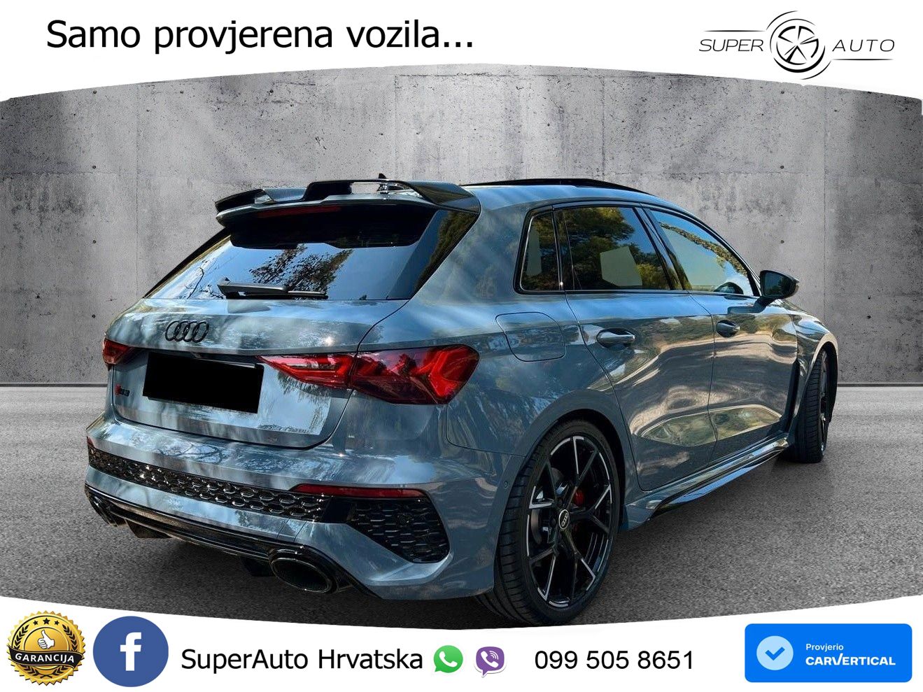Audi RS3 Sportback 2.5 TFSI (400 KS) quattro S tronic LED+GR SJED+ACC
