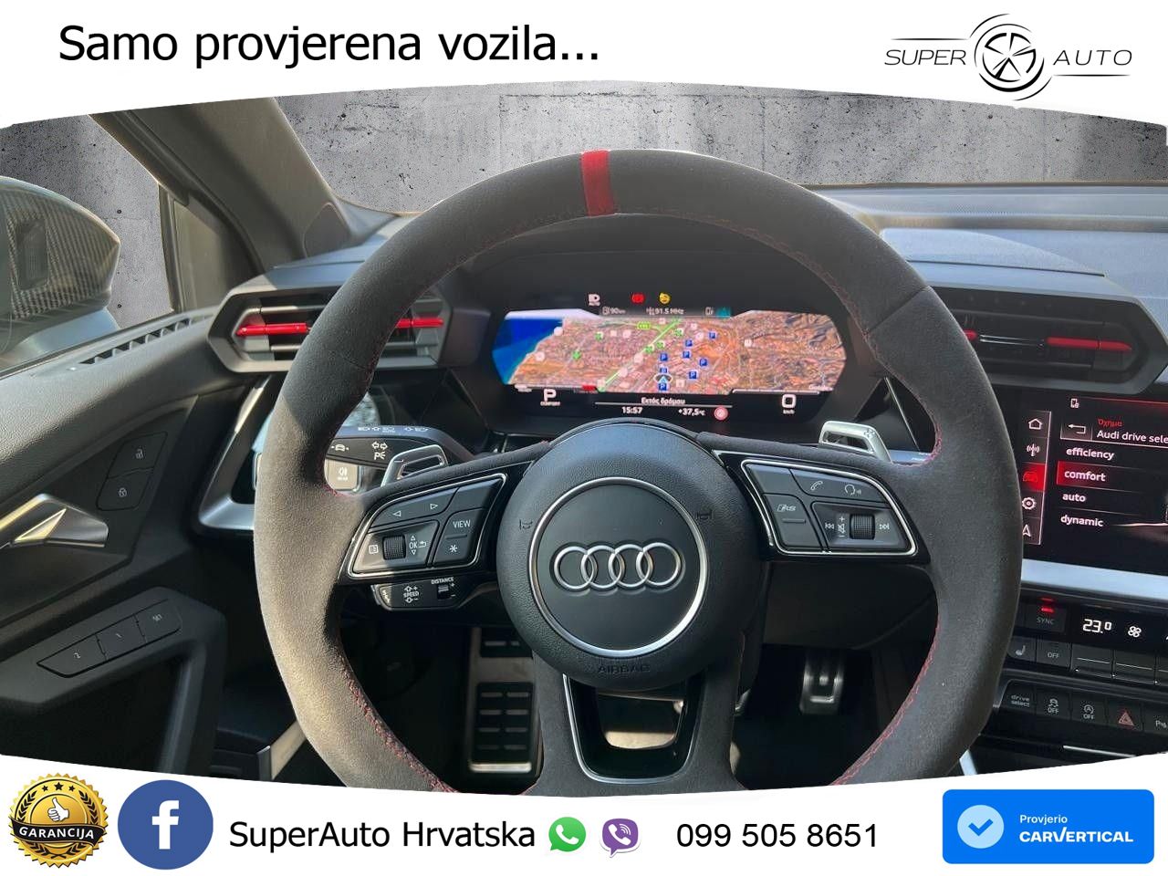 Audi RS3 Sportback 2.5 TFSI (400 KS) quattro S tronic LED+GR SJED+ACC
