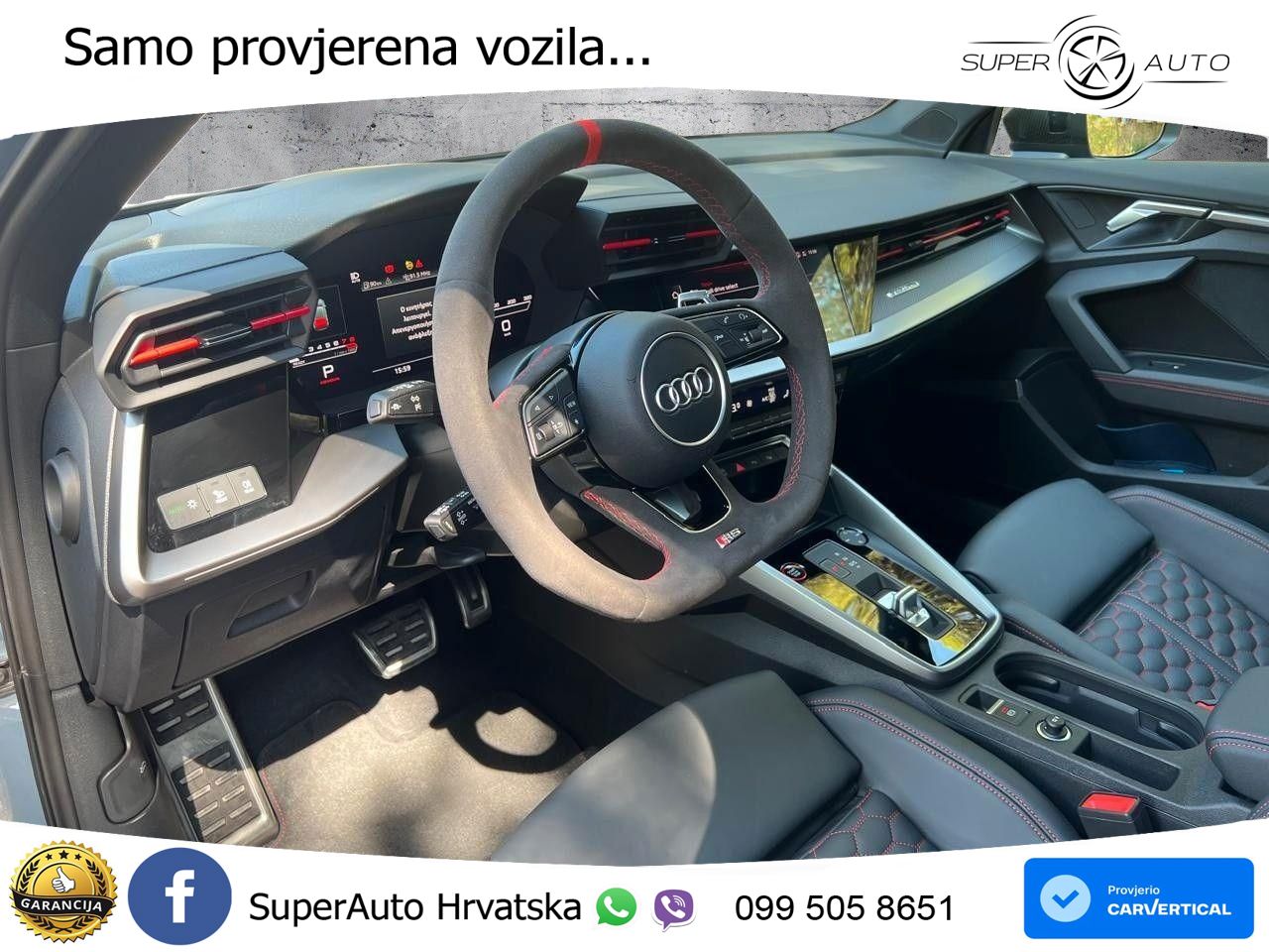 Audi RS3 Sportback 2.5 TFSI (400 KS) quattro S tronic LED+GR SJED+ACC