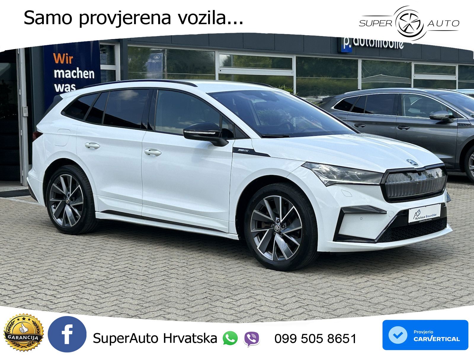 Škoda Enyaq iV 80x 82 kWh (265 KS) AWD SportLine LED+GR SJED+ACC