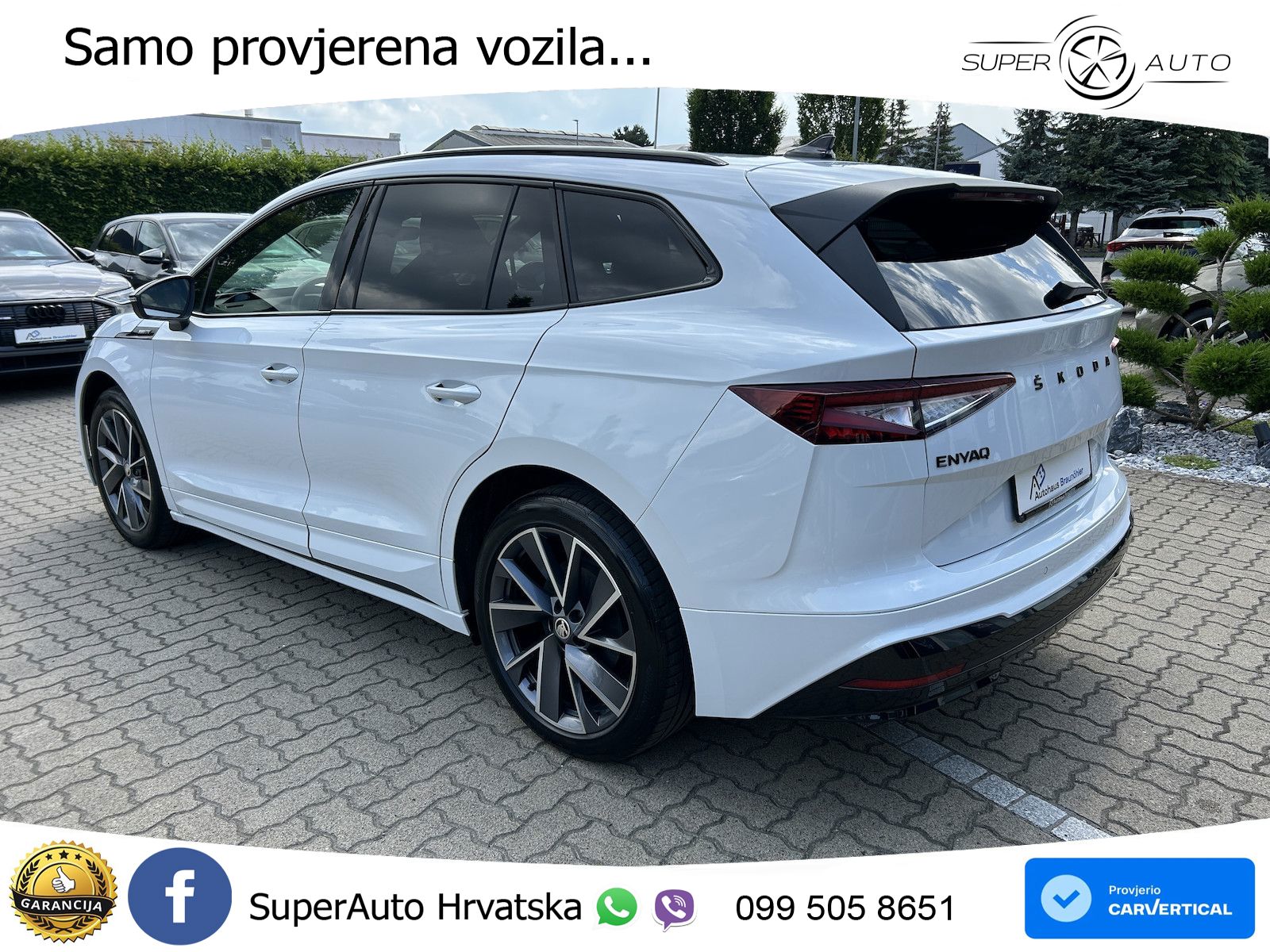 Škoda Enyaq iV 80x 82 kWh (265 KS) AWD SportLine LED+GR SJED+ACC