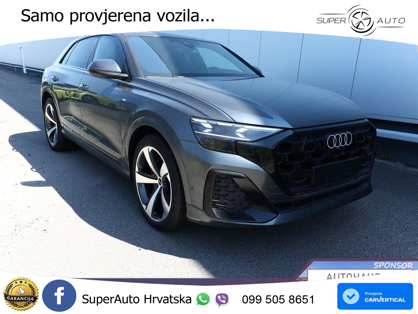 Audi Q8 50 TDI V6 (286 KS) quattro Tiptronic LED+GR SJED+ACC