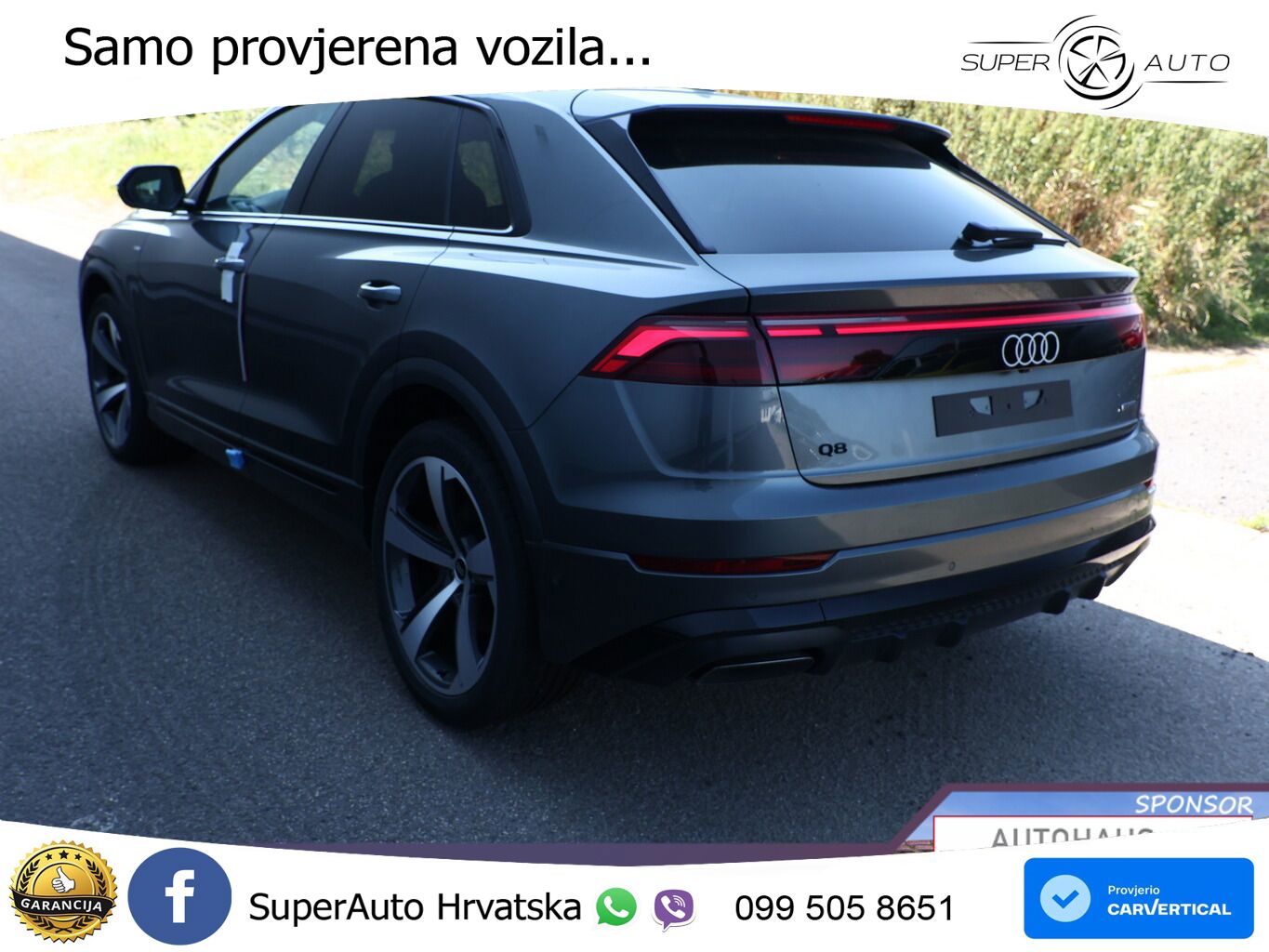 Audi Q8 50 TDI V6 (286 KS) quattro Tiptronic LED+GR SJED+ACC