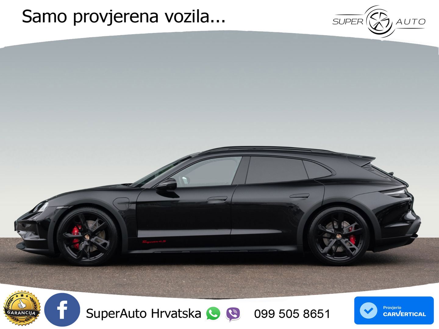 Porsche Taycan Cross Turismo 4S 105 kWh (598 KS)