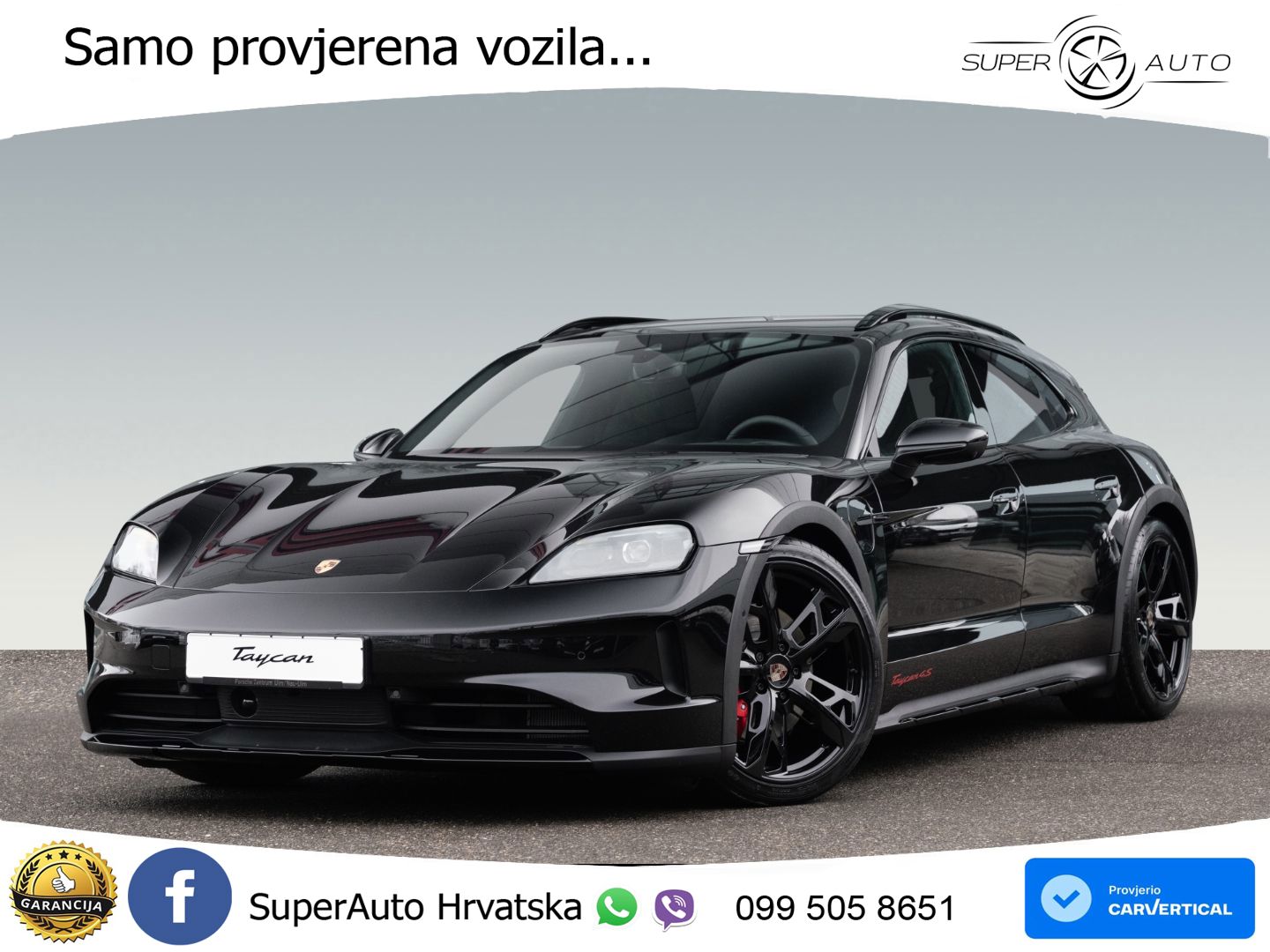 Porsche Taycan Cross Turismo 4S 105 kWh (598 KS)