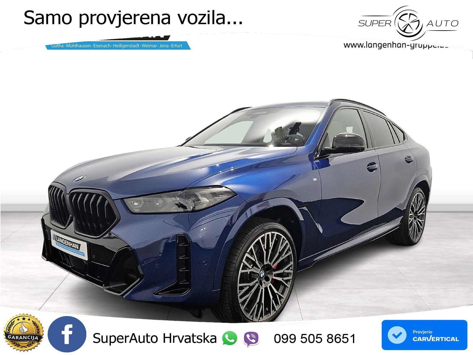 BMW X6 40d (352 KS) xDrive Steptronic M Sport LED+GR SJED+ACC