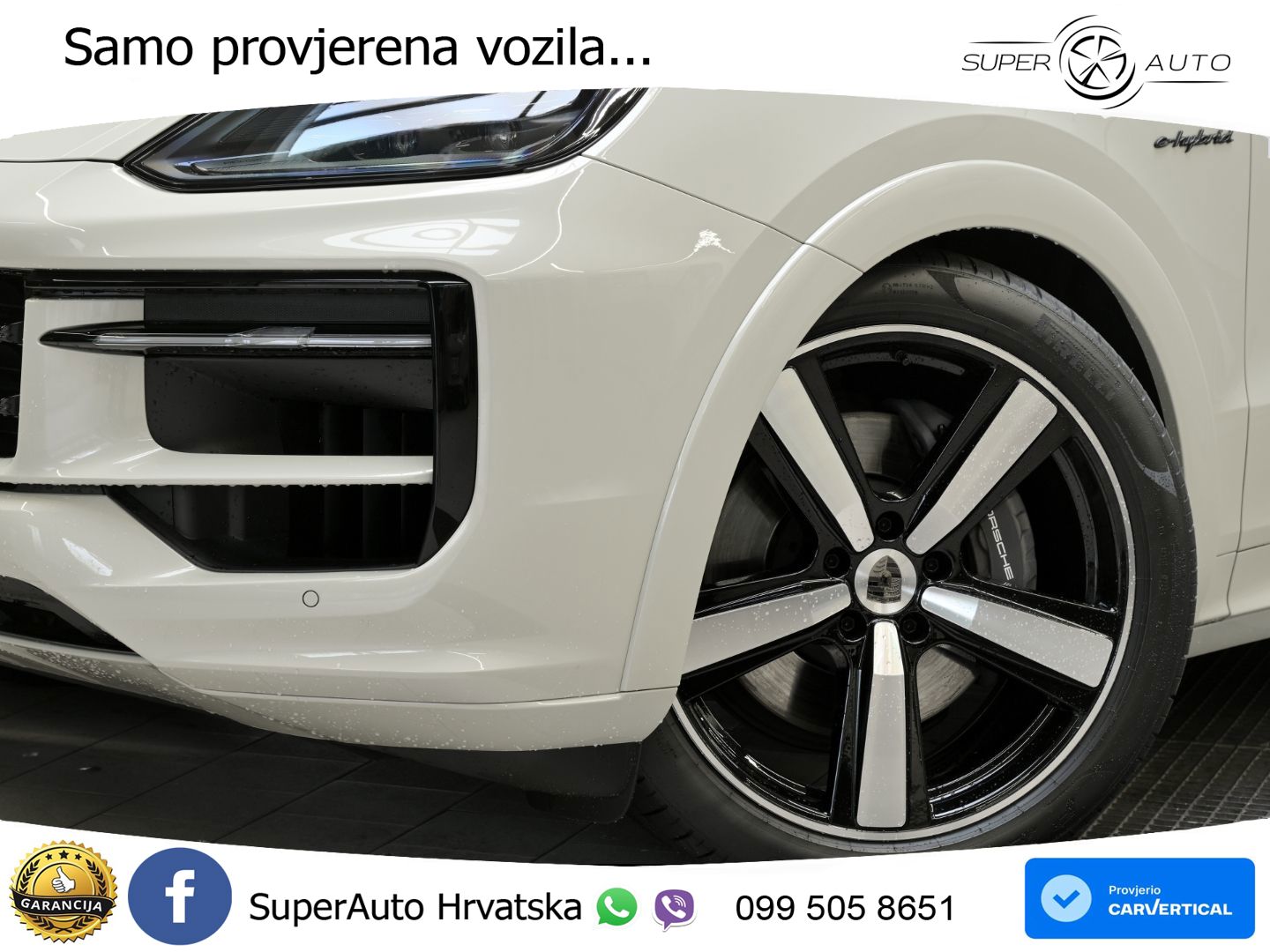 Porsche Cayenne 3.0 V6 (470 KS) E-Hybrid Tiptronic S LED+GR SJED+ACC
