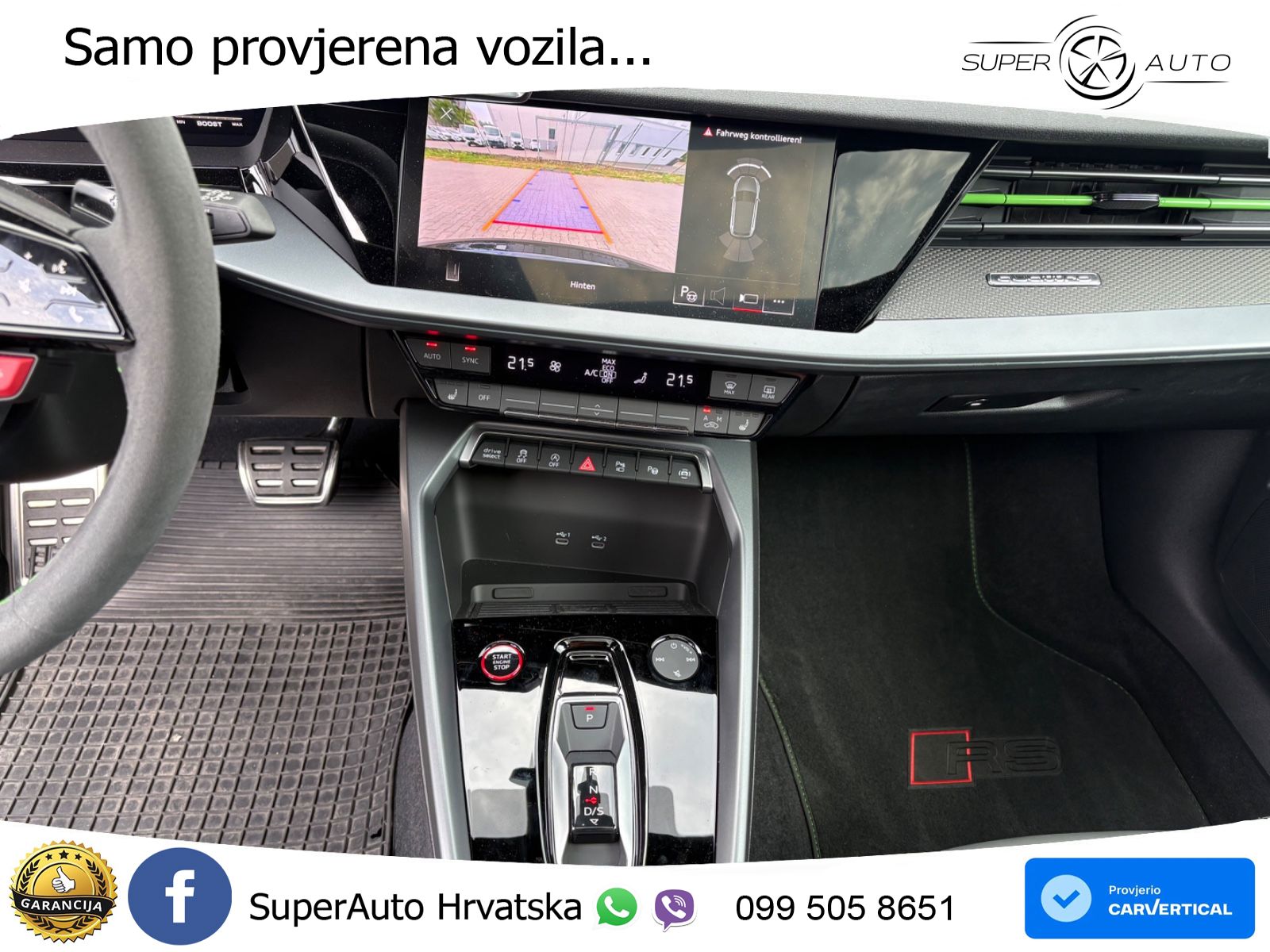 Audi RS3 Sedan 2.5 TFSI (400 KS) quattro S tronic LED+GR SJED+ACC